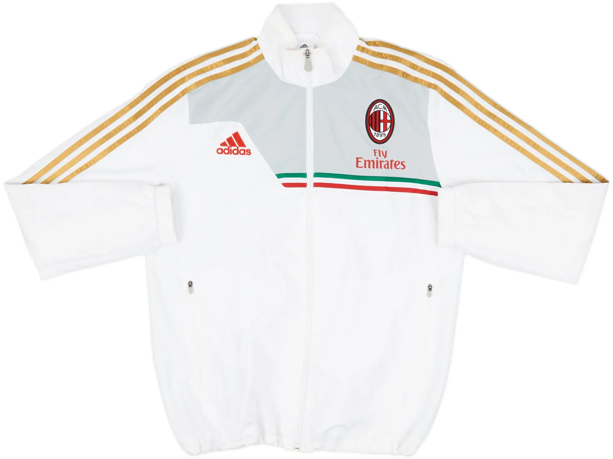 2013-14 AC Milan adidas Track Jacket - 8/10 - (M/L)