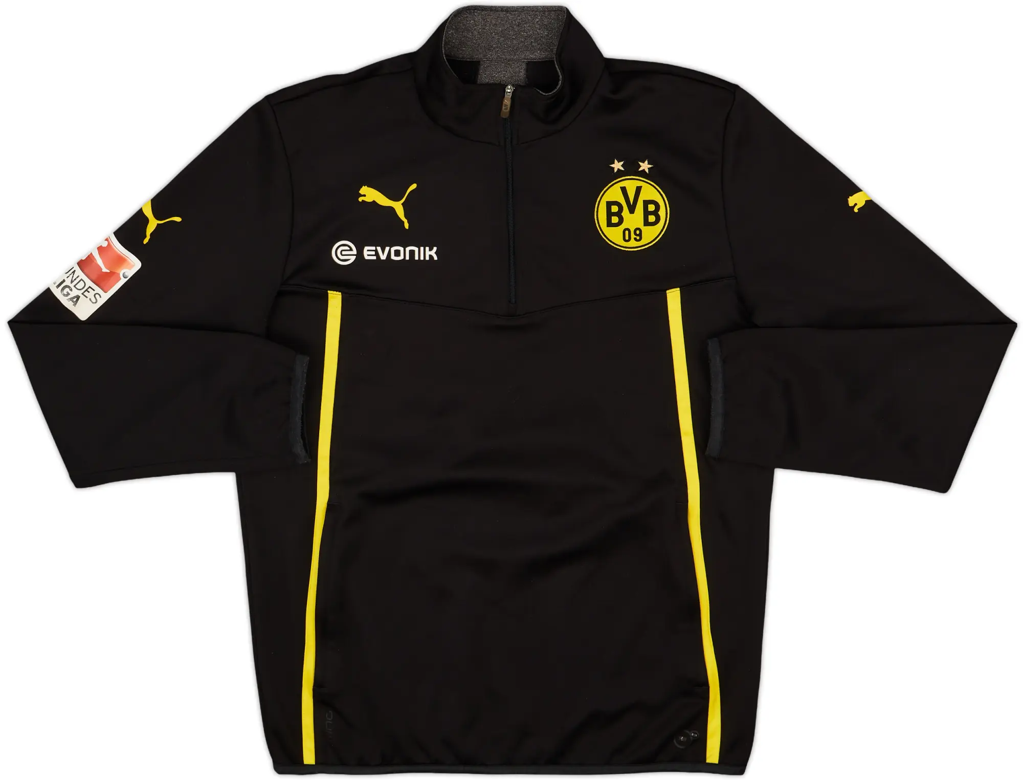 2013-14 Borussia Dortmund Puma 1/4 Zip Drill Top - 9/10 - (S)