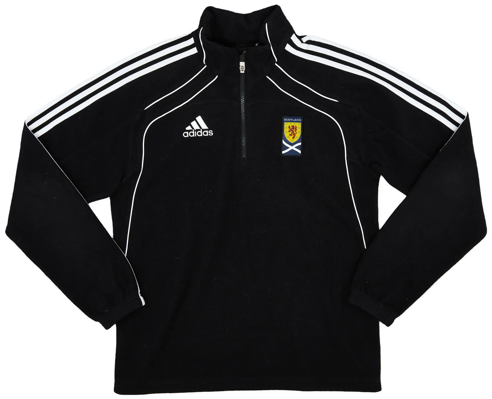 2010-11 Scotland adidas 1/4 Zip Fleece Top - 8/10 - (S)