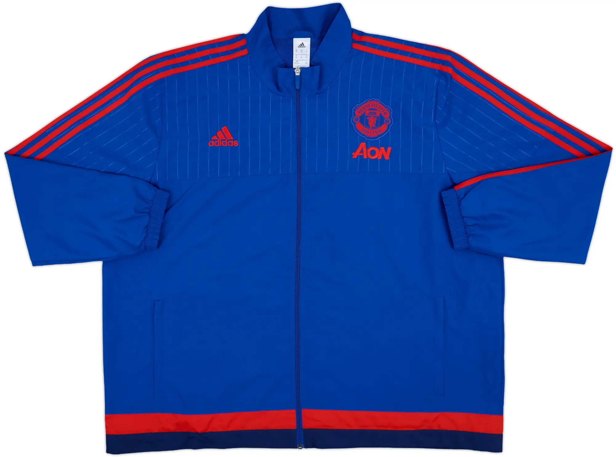2015-16 Manchester United adidas Track Jacket - 10/10 - (3XL)