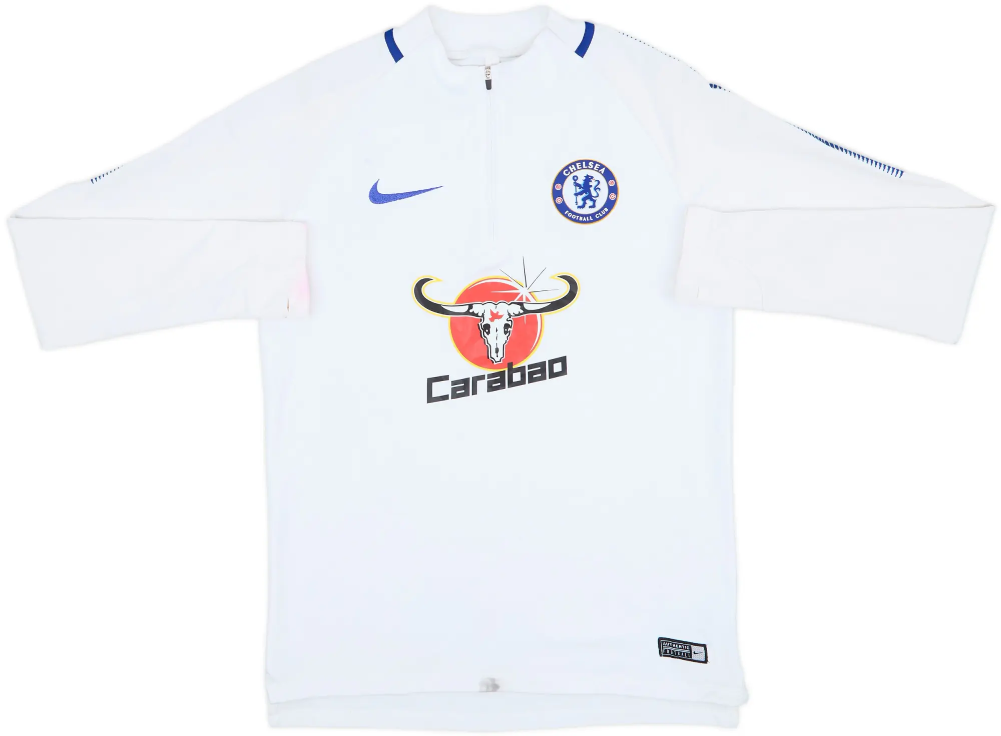 2017-18 Chelsea Nike 1/4 Zip Training Top - 5/10 - (S)
