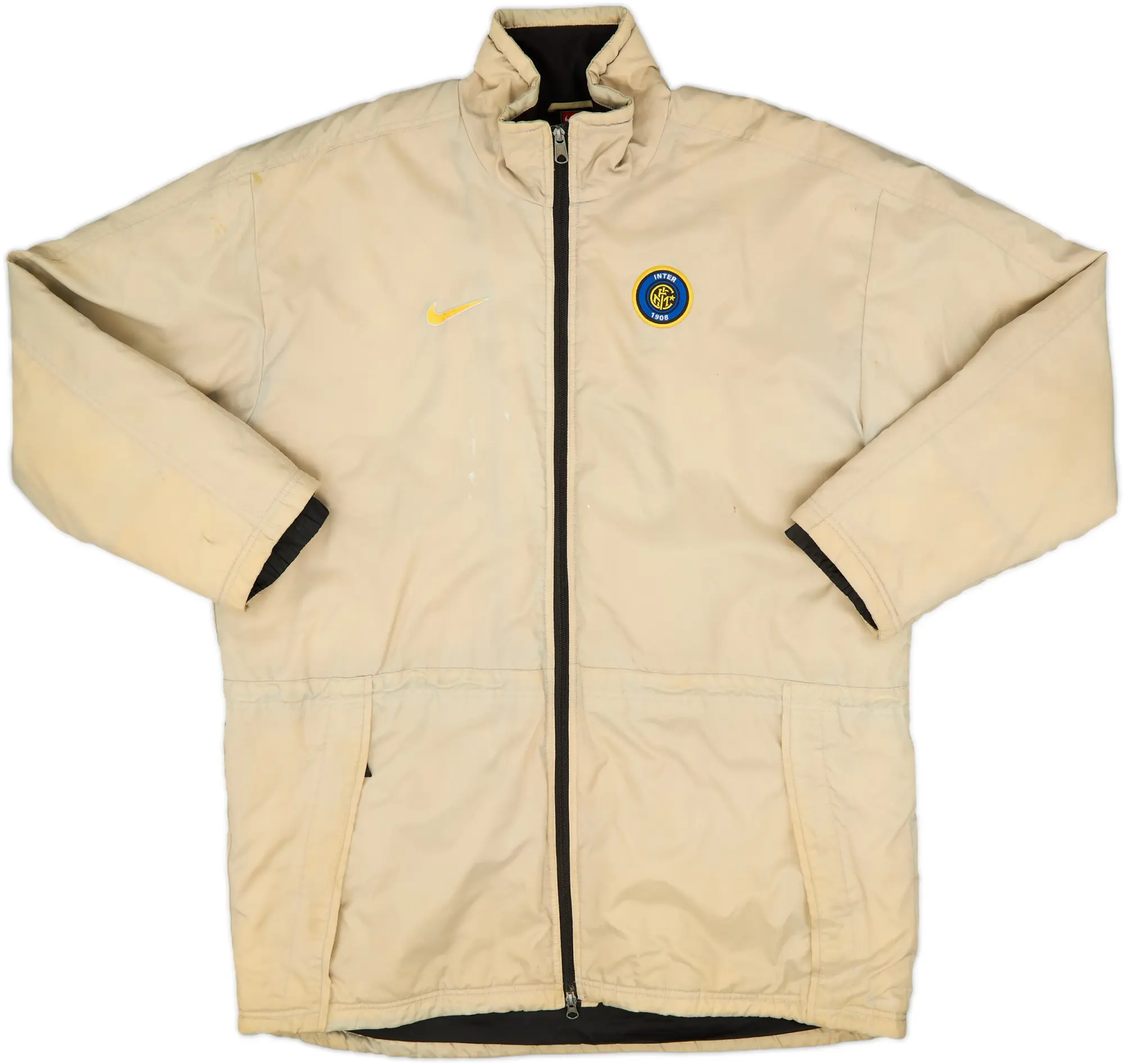 1999-00 Inter Milan Nike Padded Bench Coat - 5/10 - (L)