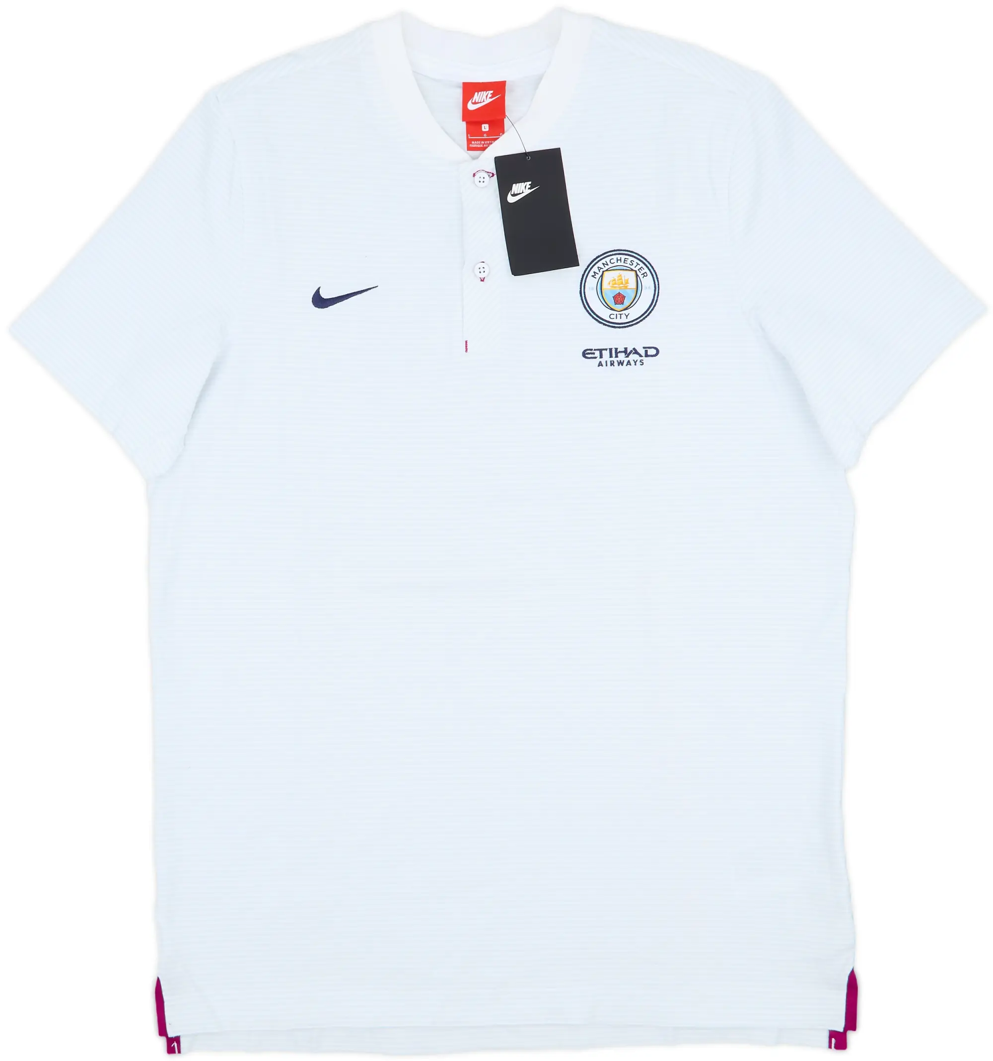 2018-19 Manchester City Nike Polo Shirt (L)