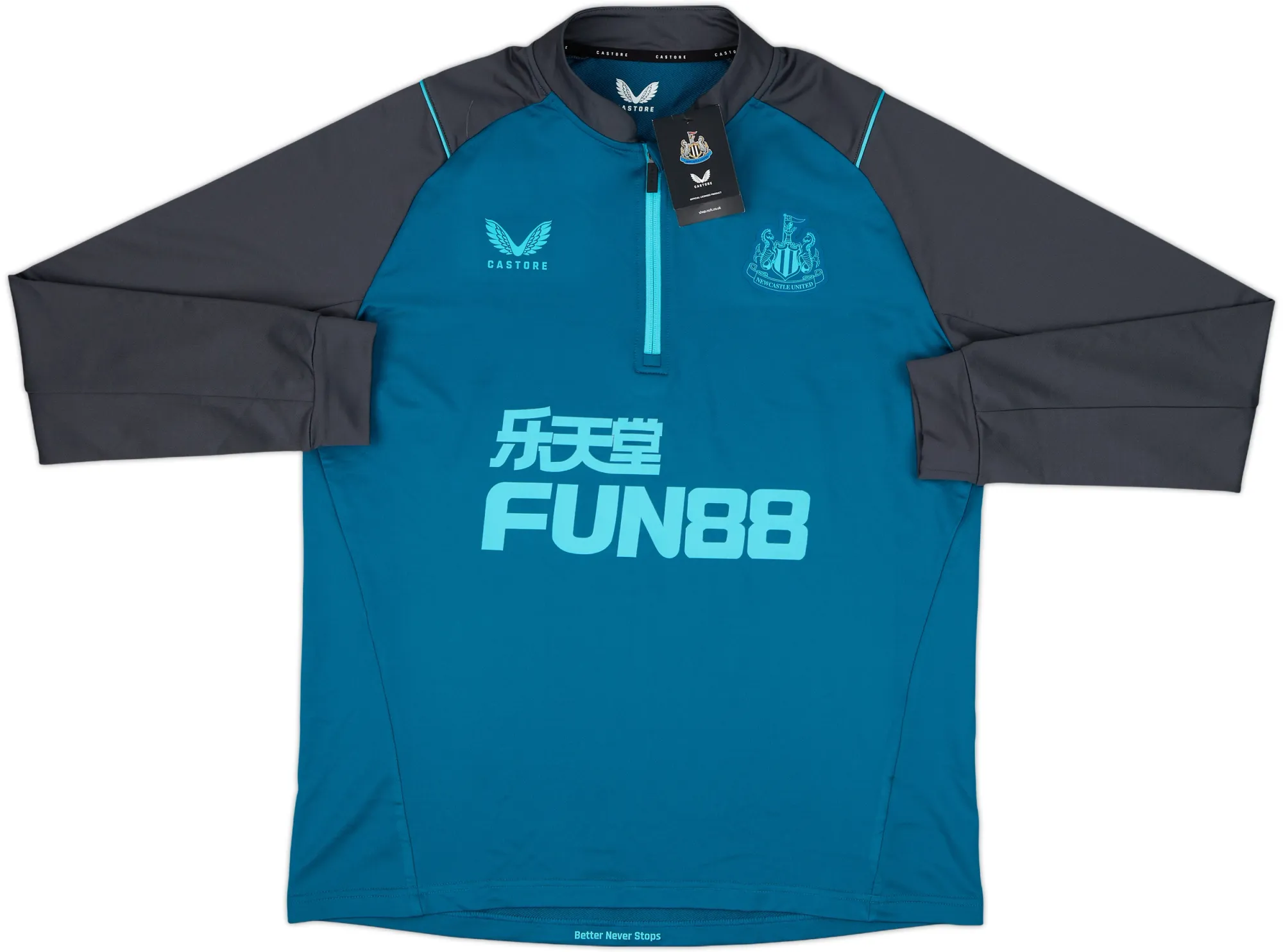 Castore Newcastle United Mens SS Home Shirt 2021/22