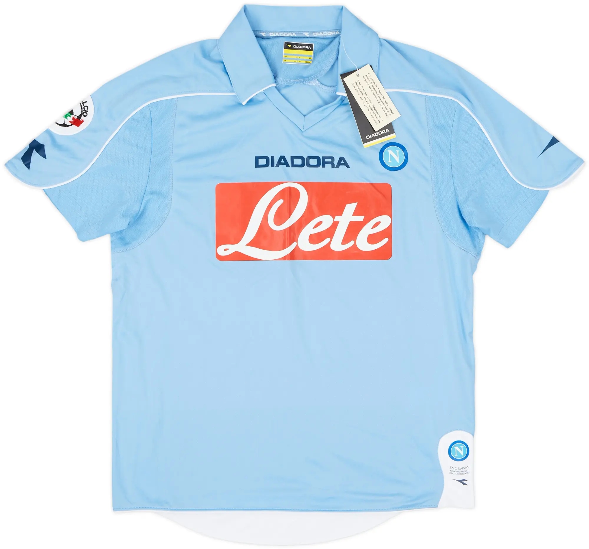2008-09 Napoli Basic Home Shirt (XS)