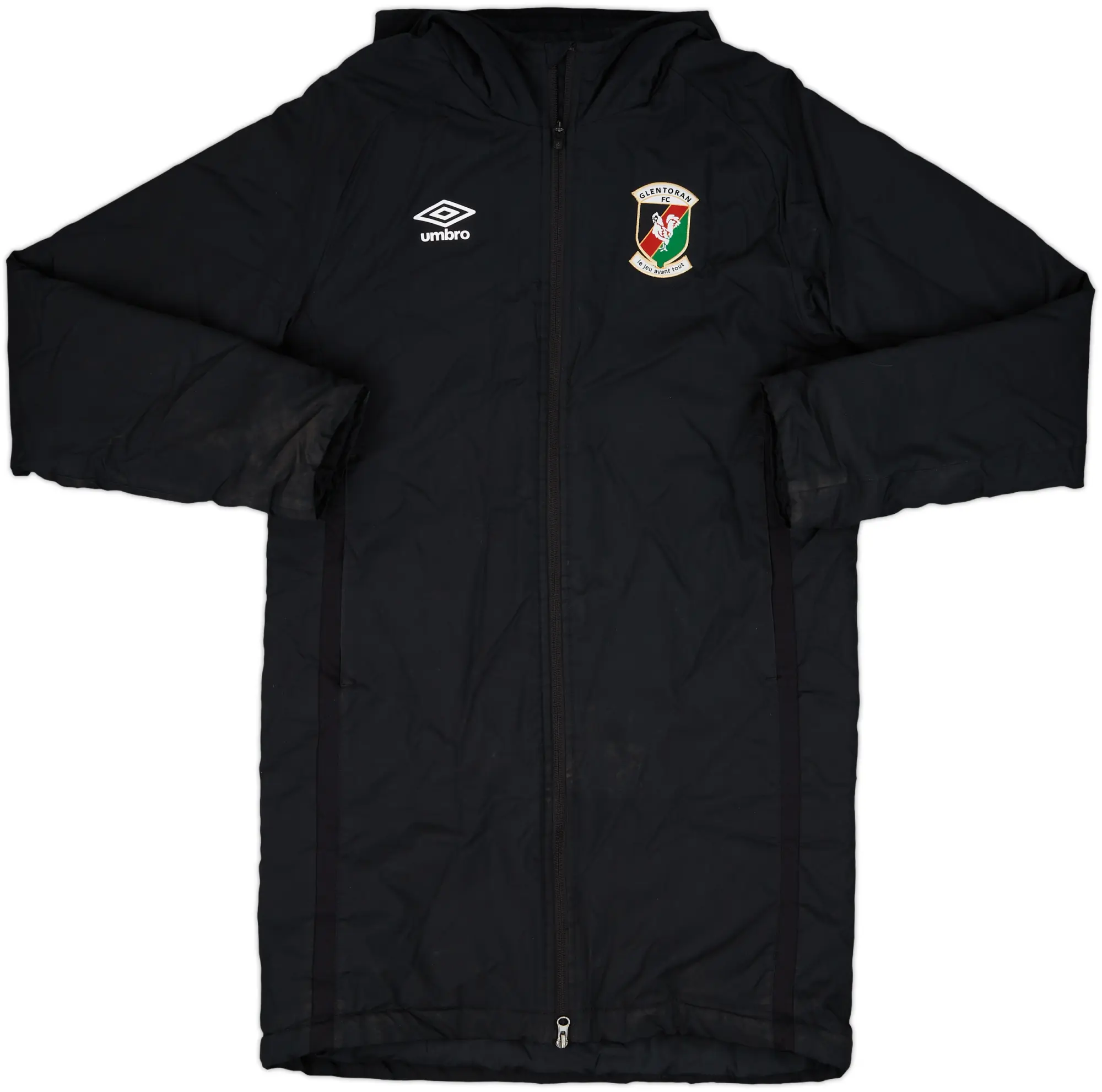 2018-19 Glentoran Umbro Padded Bench Coat - 7/10 - (M)