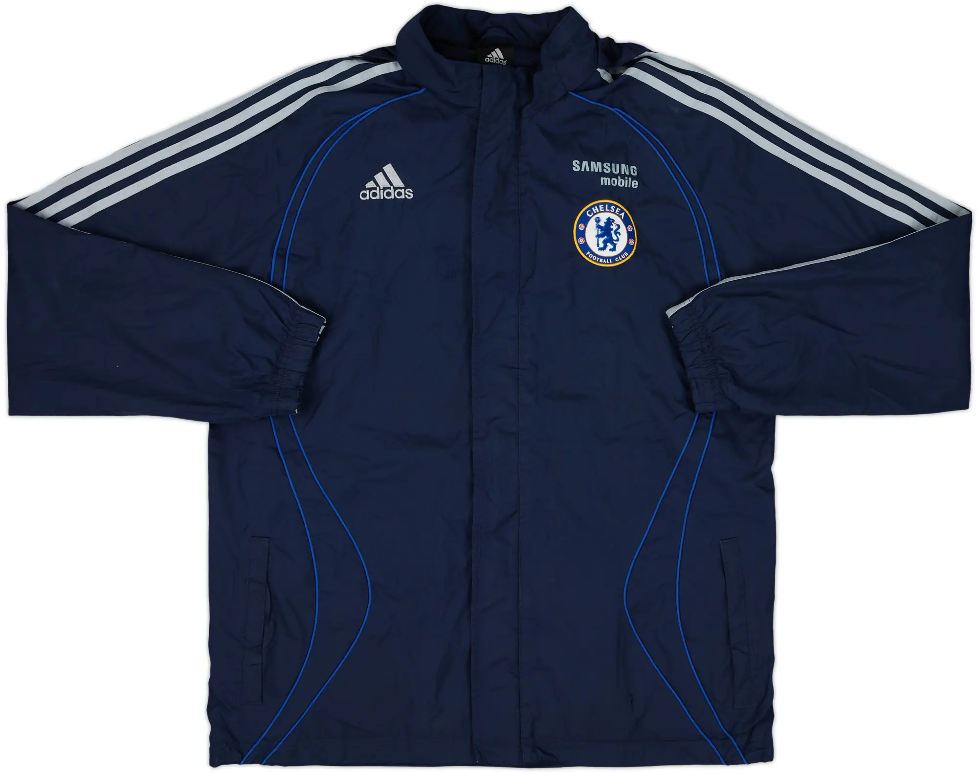 2006-07 Chelsea adidas Hooded Rain Jacket - 6/10 - (M)