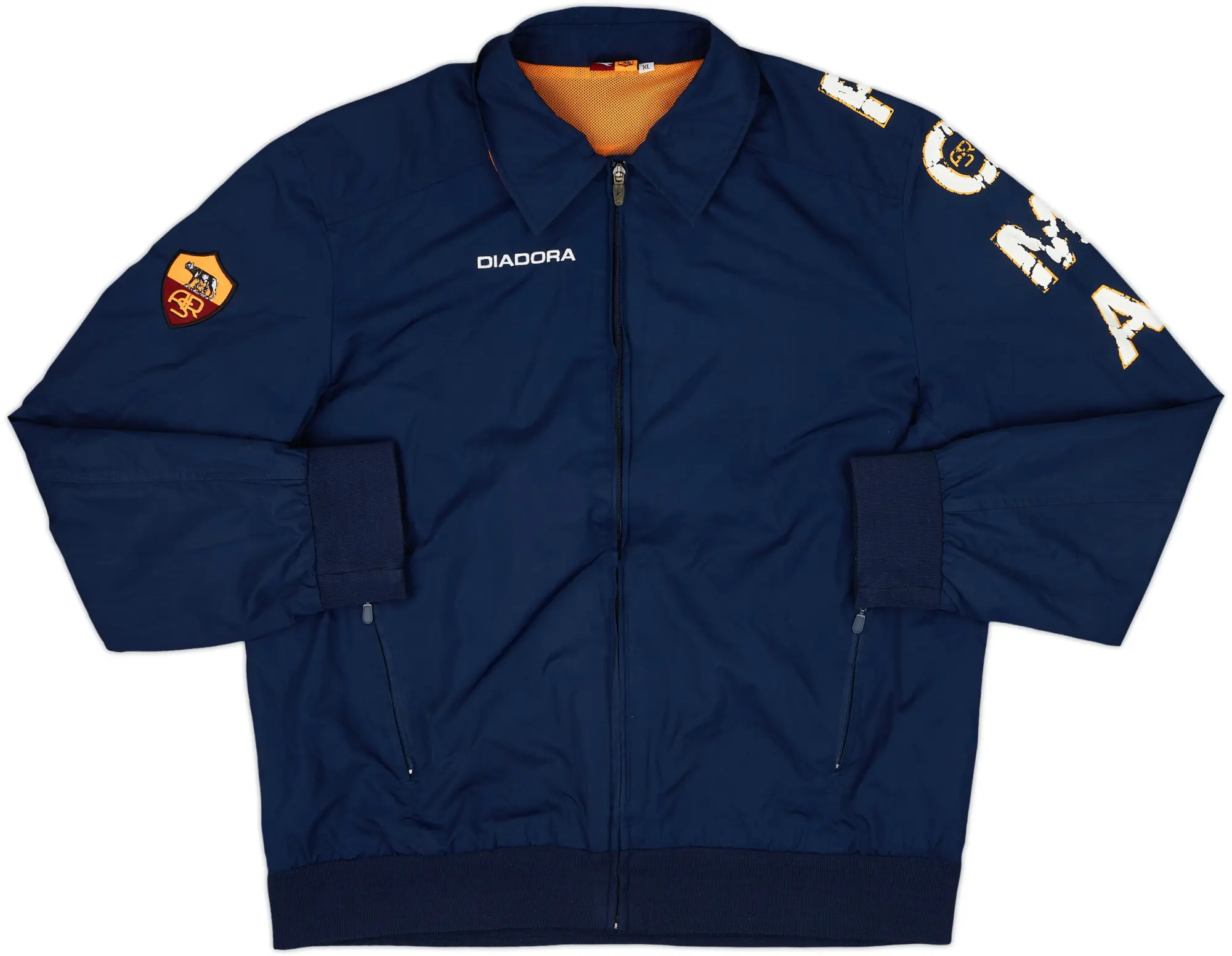 2005-06 Roma Diadora Track Jacket - 5/10 - (XL)