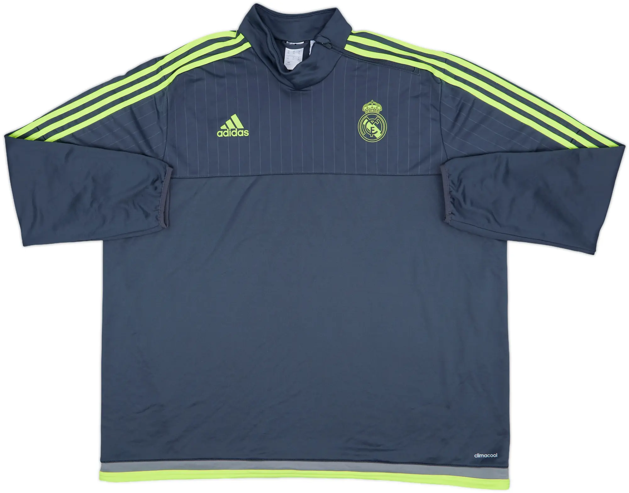 2015-16 Real Madrid 1/4 Zip Drill Top - 9/10 - (3XL)