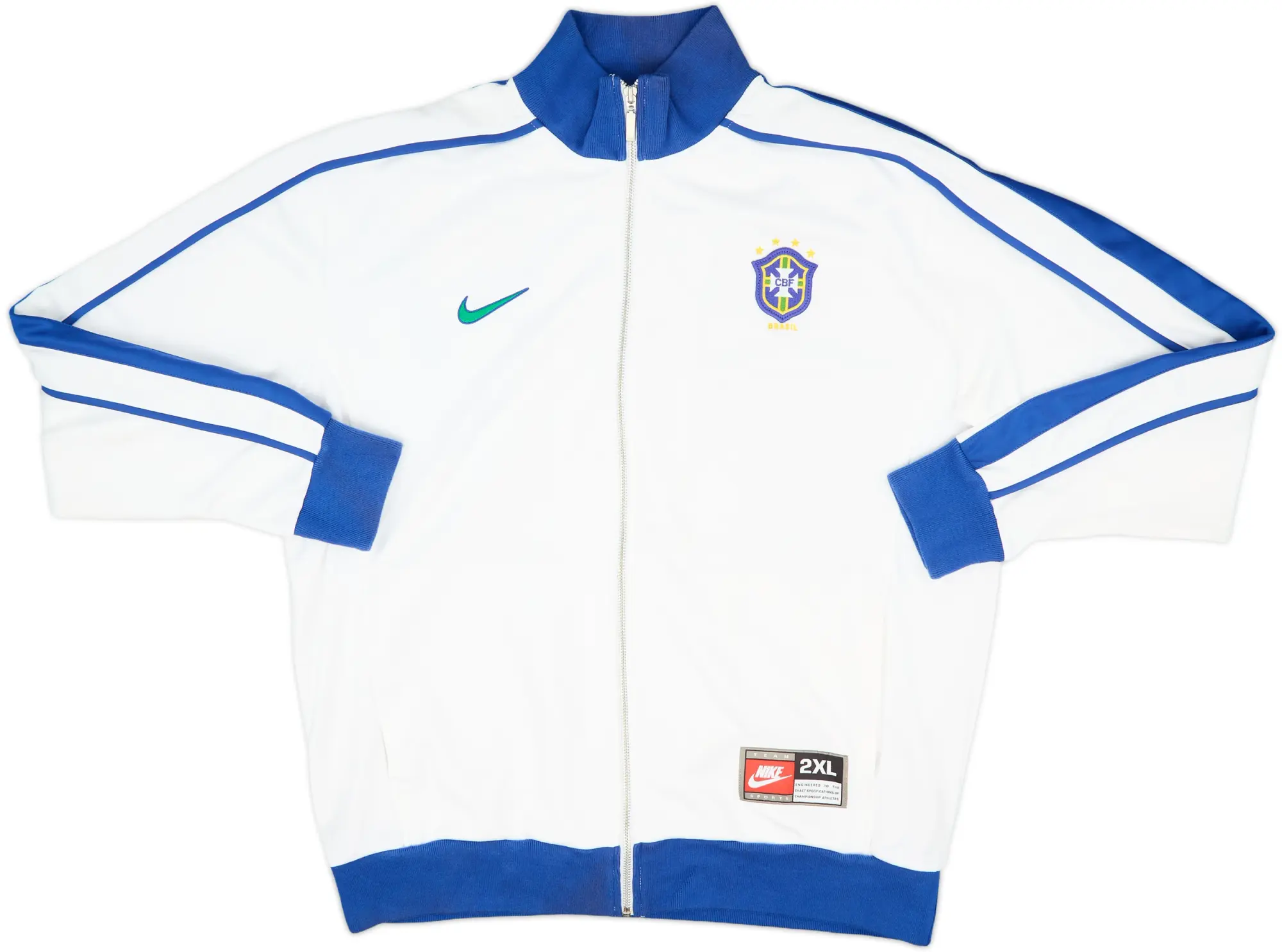2008-09 Brazil Nike Retro Track Jacket - 9/10 - (XXL)