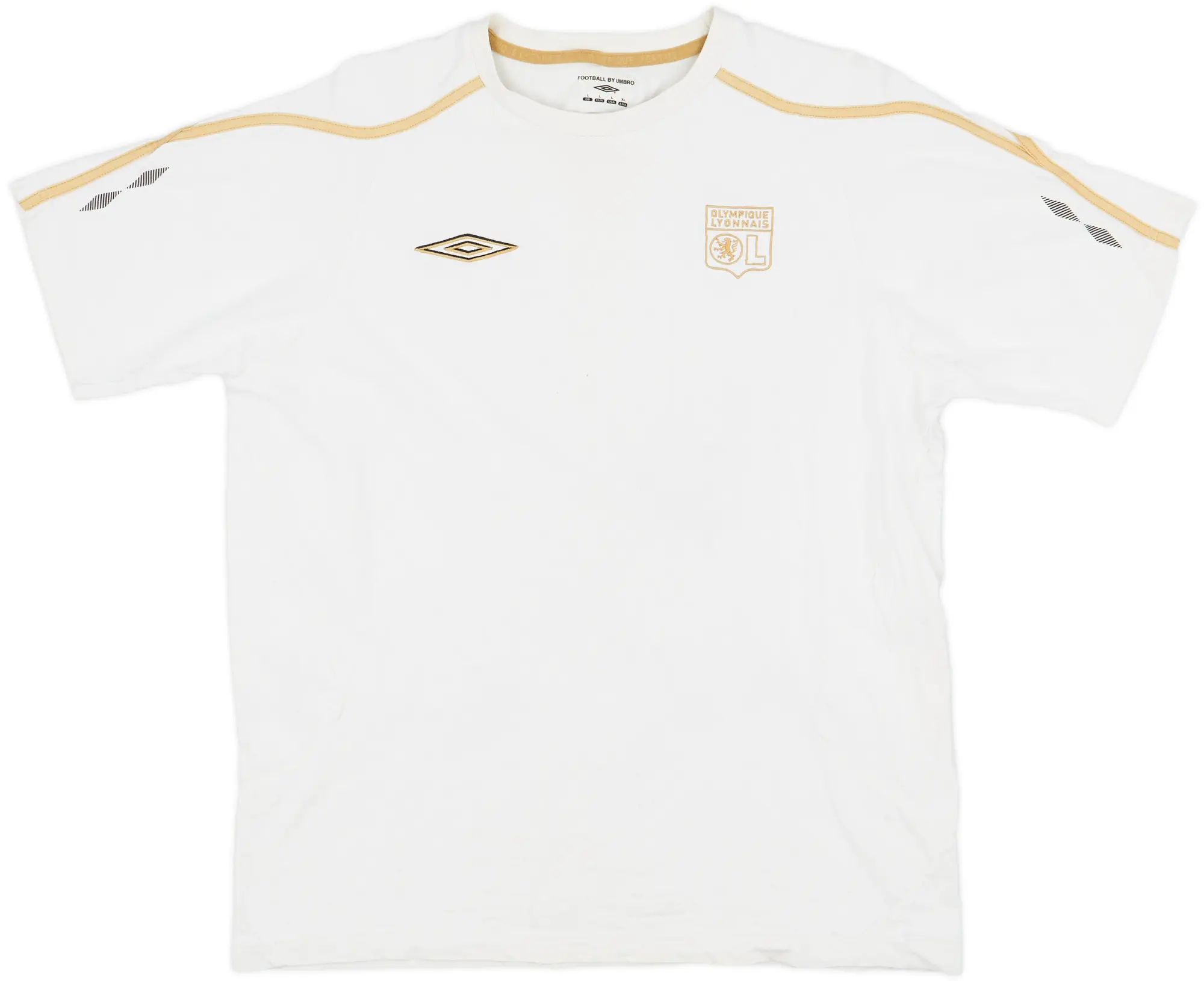 2009-10 Lyon Umbro Cotton Shirt - 9/10 - (L)