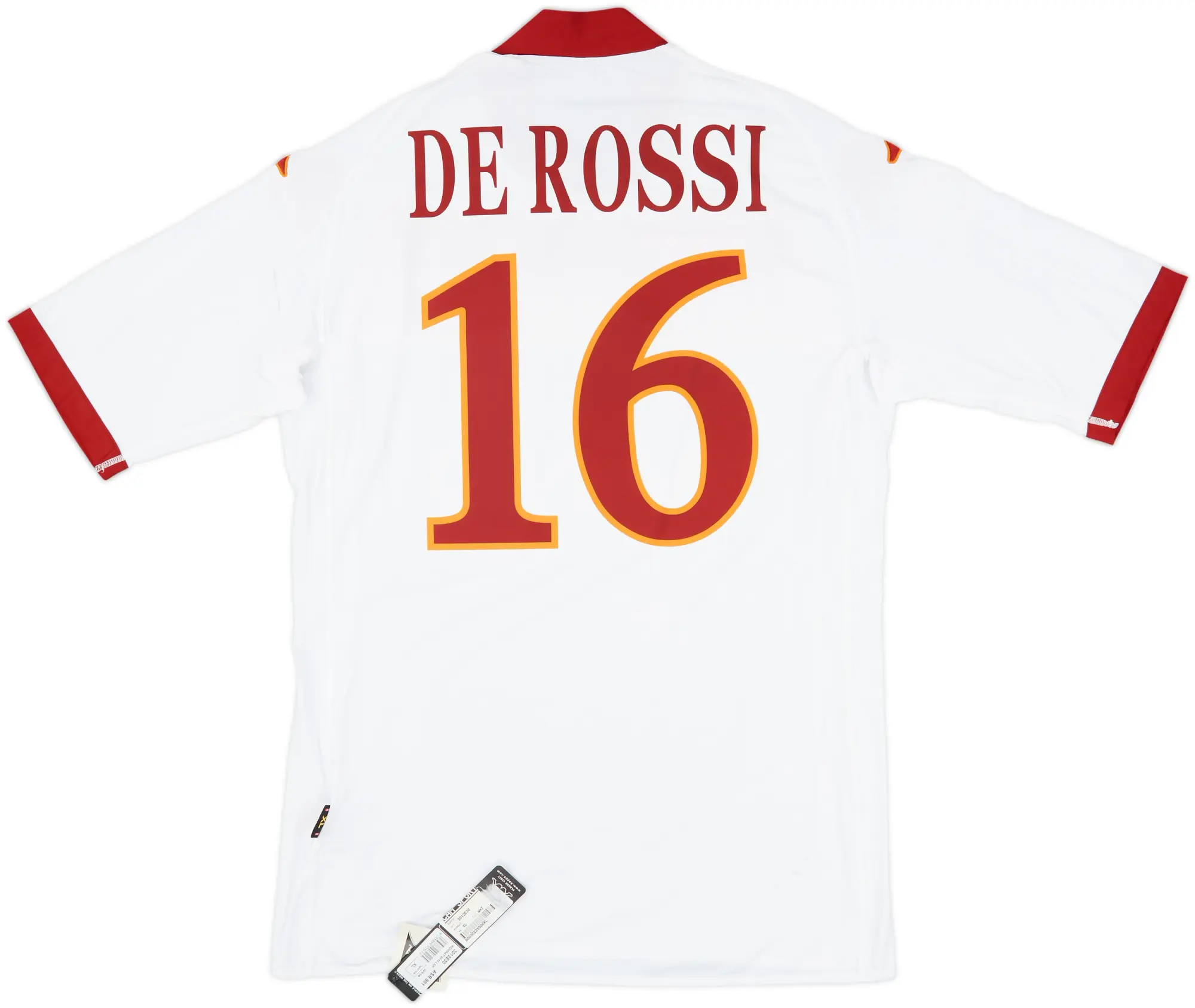 2009-10 Roma Away Shirt De Rossi #16 (XL)