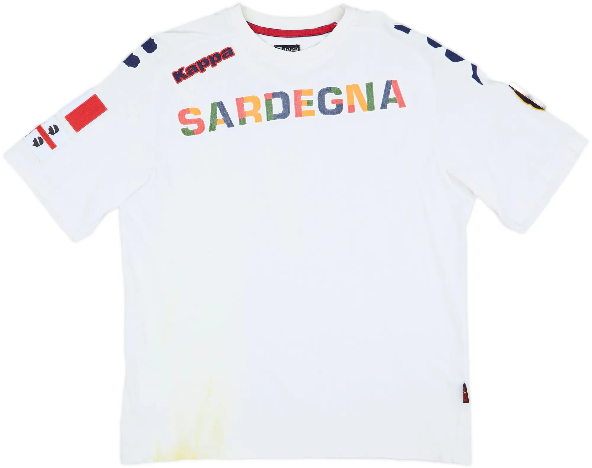 2011-12 Cagliari Kappa Cotton Tee - 4/10 - (XL)