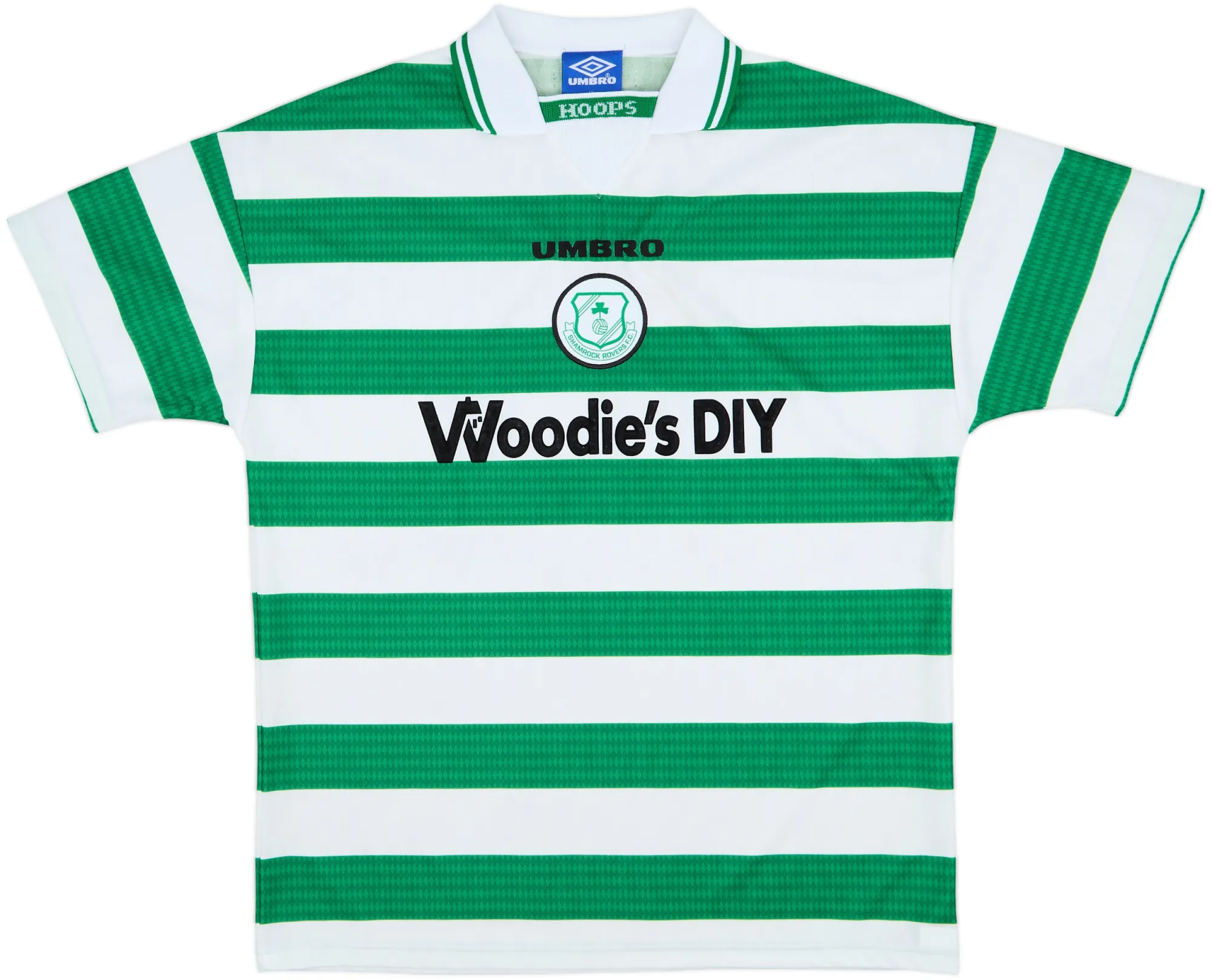 Umbro Shamrock Rovers Mens SS Home Shirt 1997/98