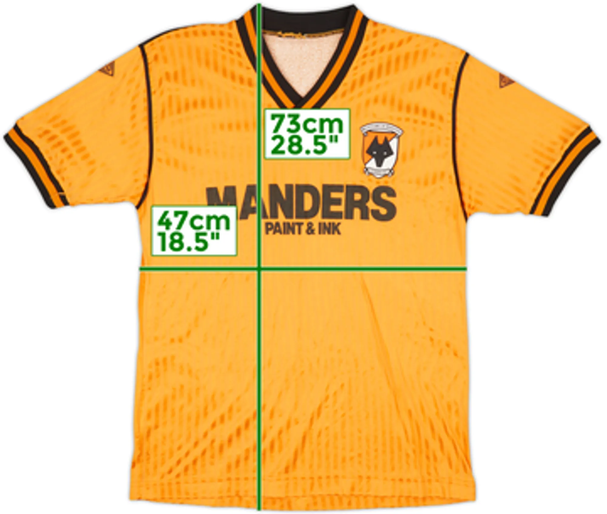 Home Wolverhampton Wanderers Mens SS Home Shirt 1988/89