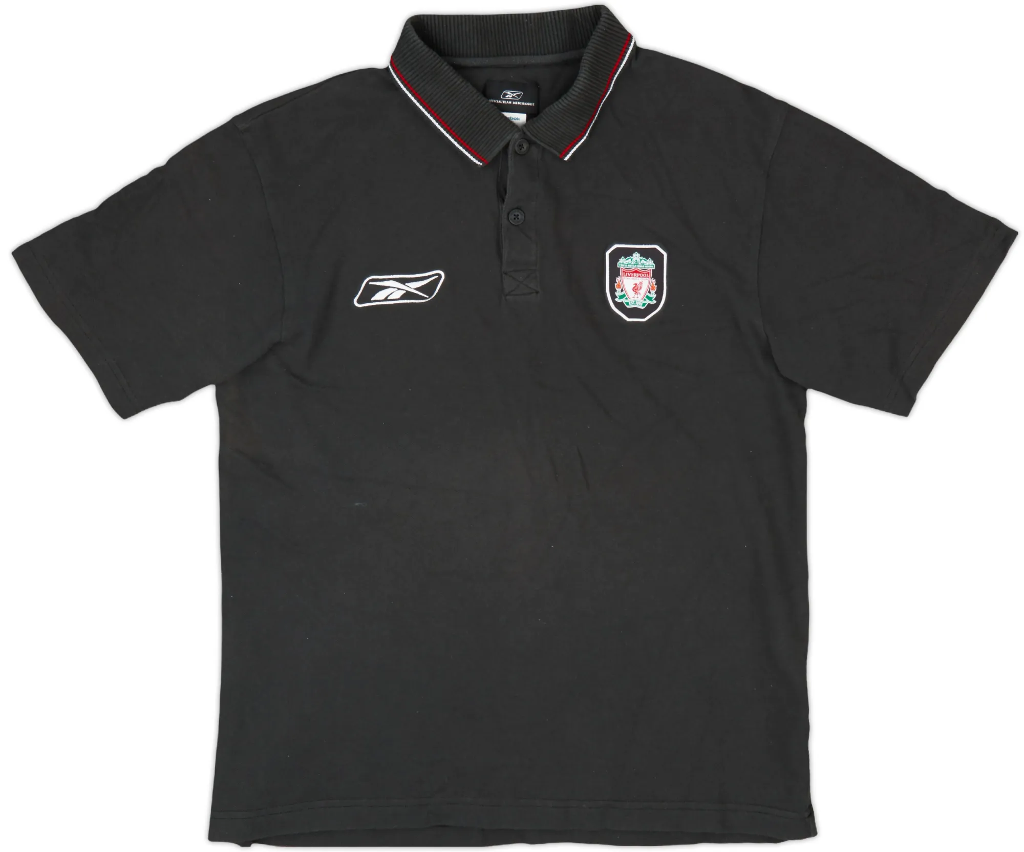 2004-05 Liverpool Reebok Polo Shirt - 8/10 - (M)