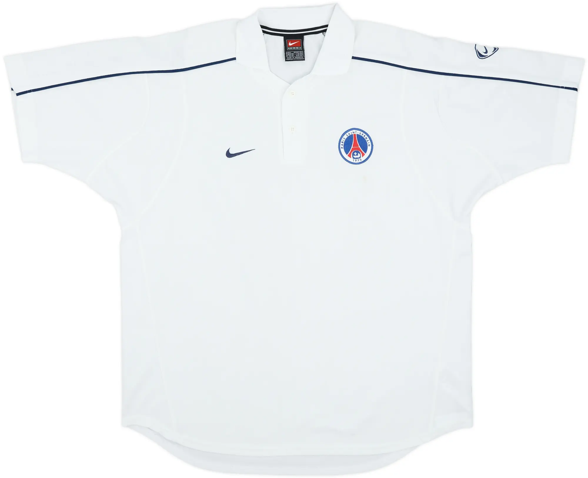 2001-02 Paris Saint-Germain Nike Polo Shirt - 6/10 - (L)