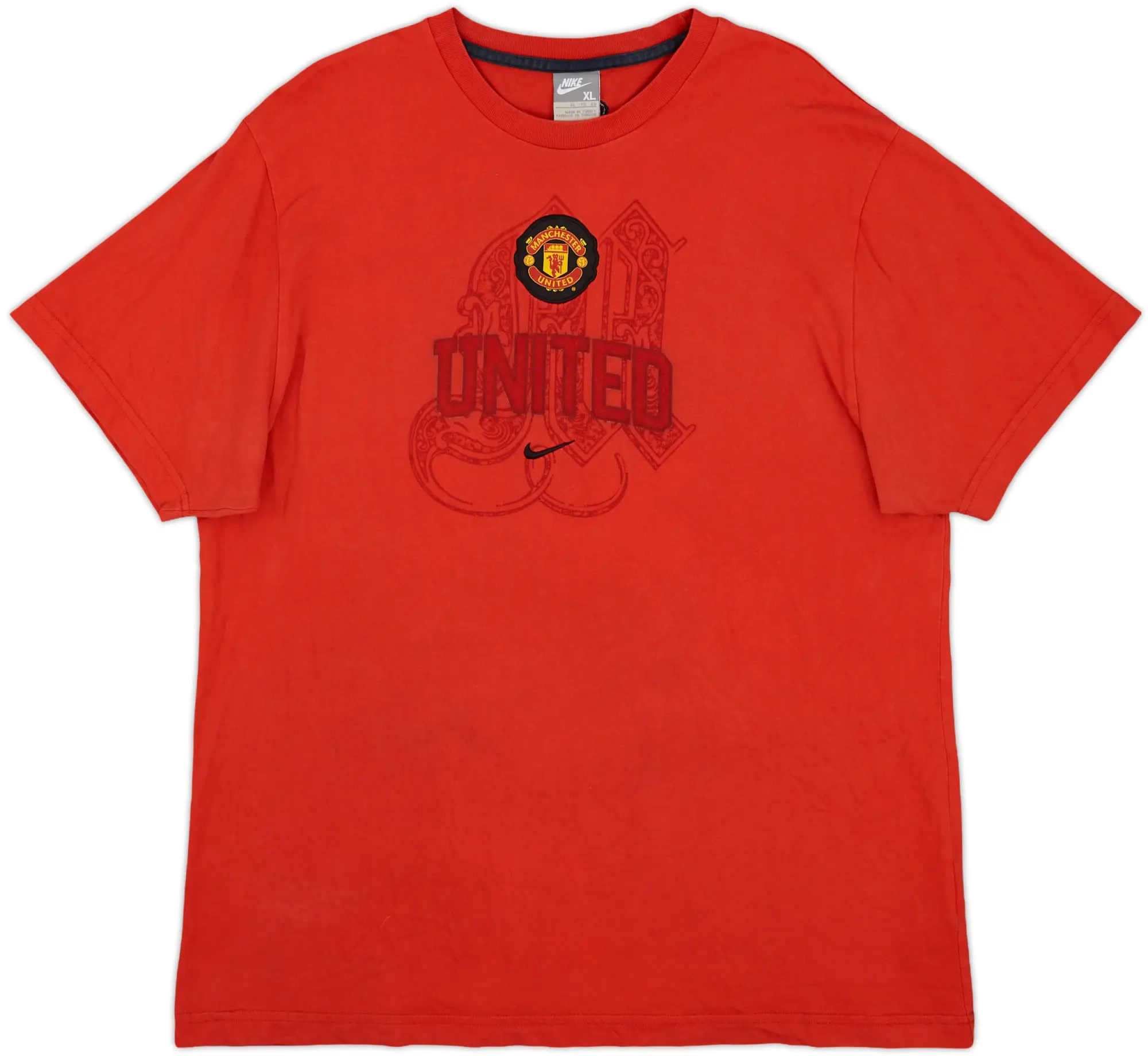 2008-09 Manchester United Nike Graphic Tee - 8/10 - (XL)