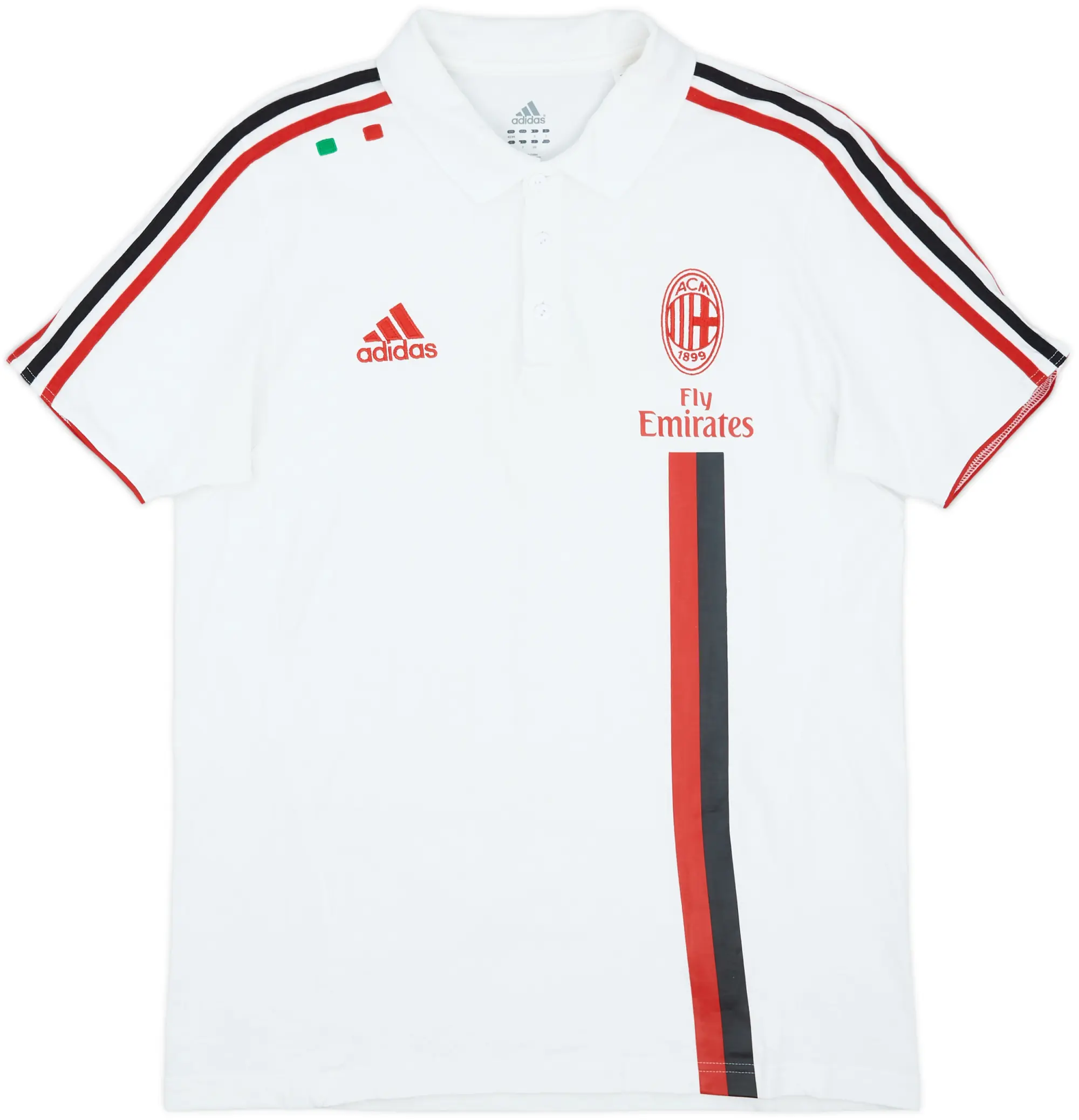 2011-12 AC Milan adidas Polo Shirt - 8/10 - (L)
