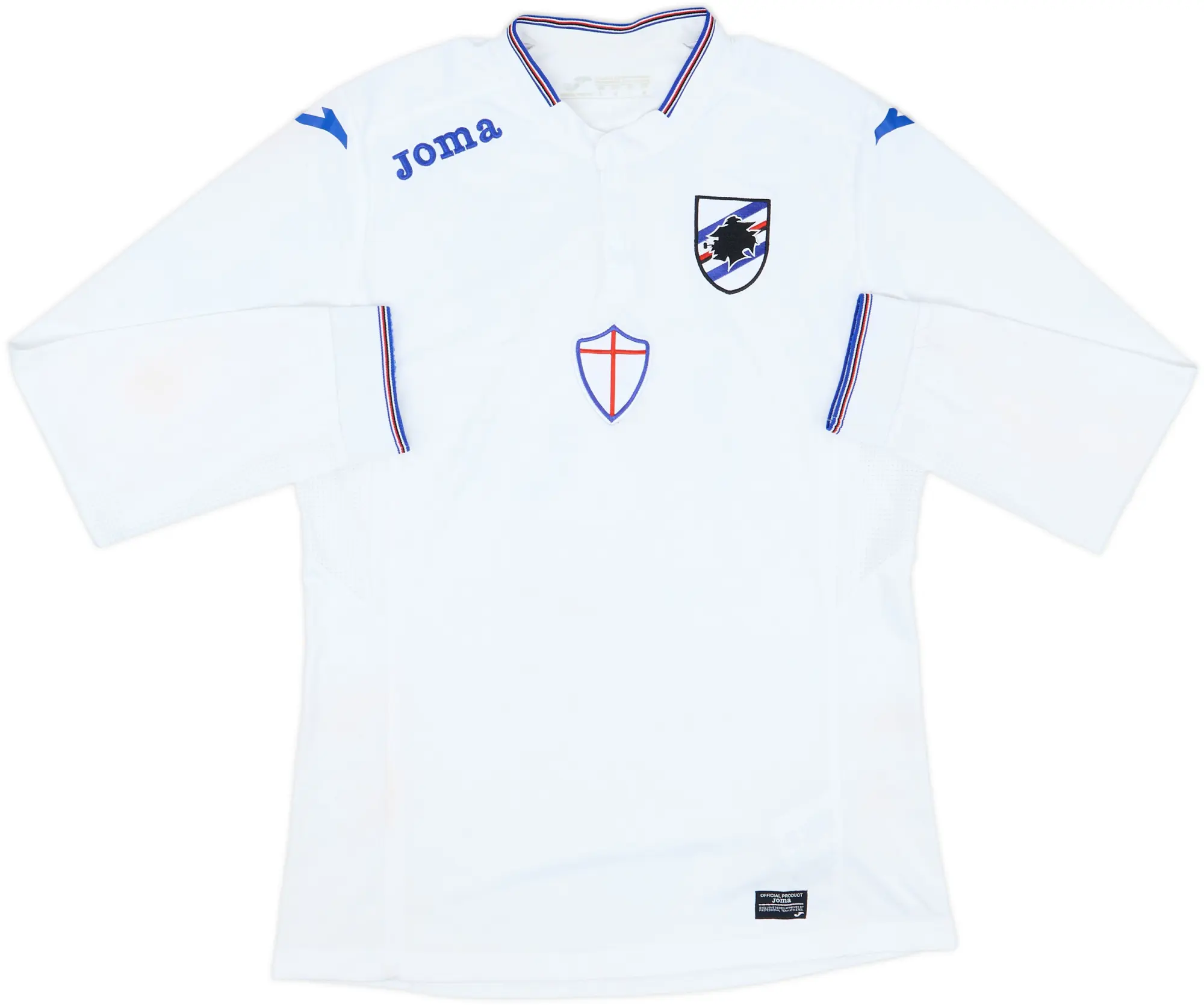 2015-16 Sampdoria Away L/S Shirt - 7/10 - (L)