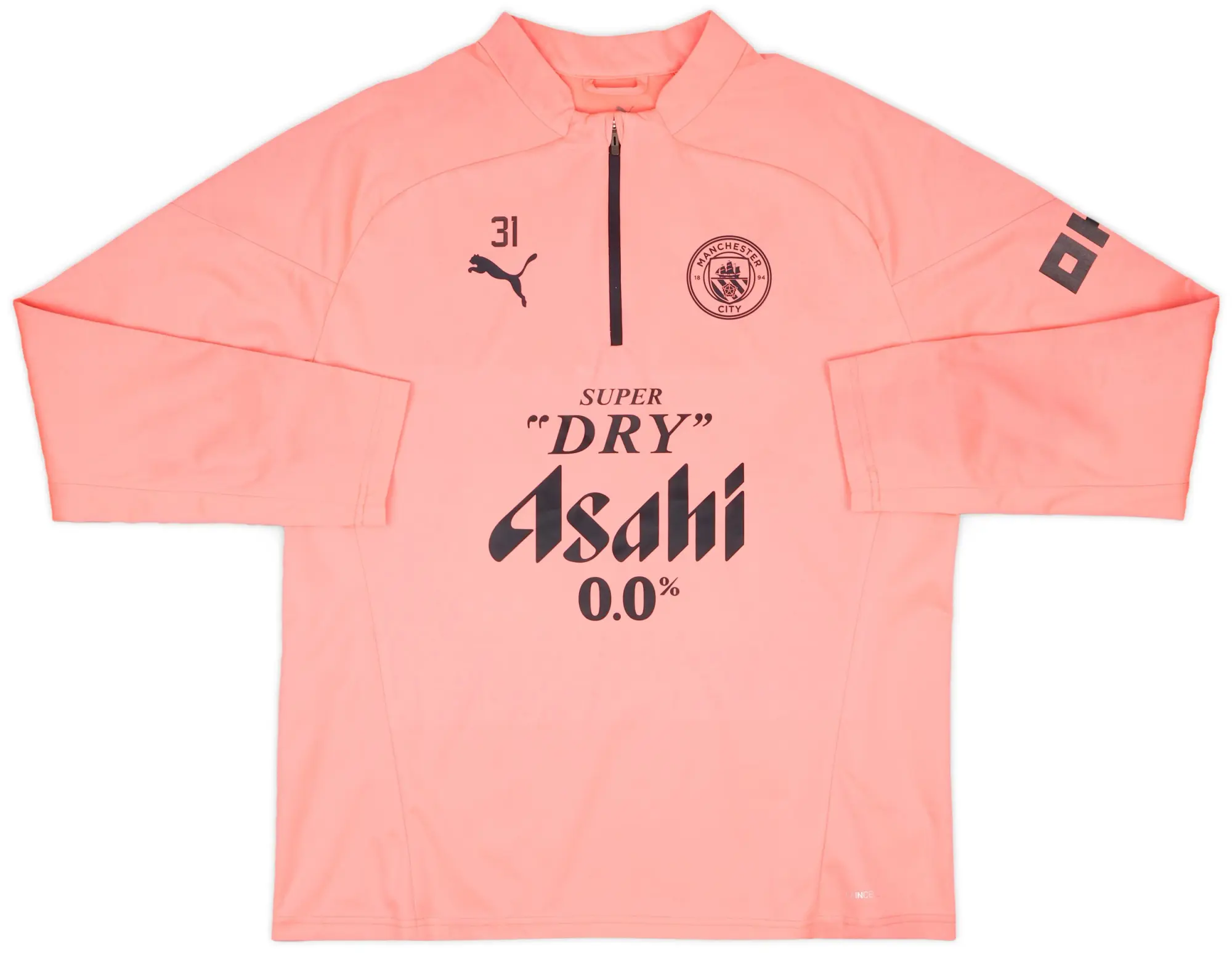 2024-25 Manchester City Player Issue 1/4 Zip Rain Top #18 (Ortega) - 9/10 - (XL)