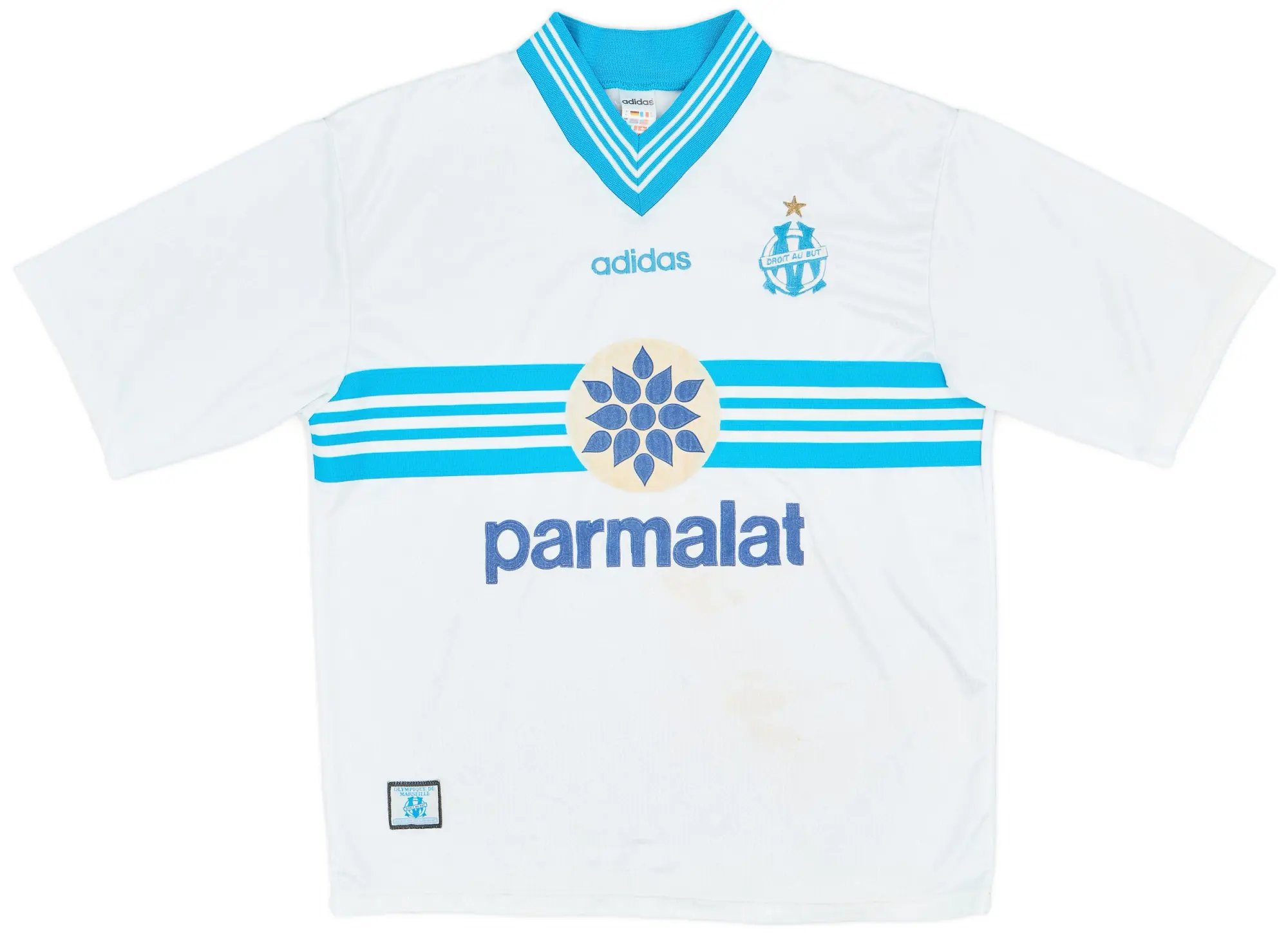 1996-97 Olympique Marseille Home Shirt - 7/10 - (XL)