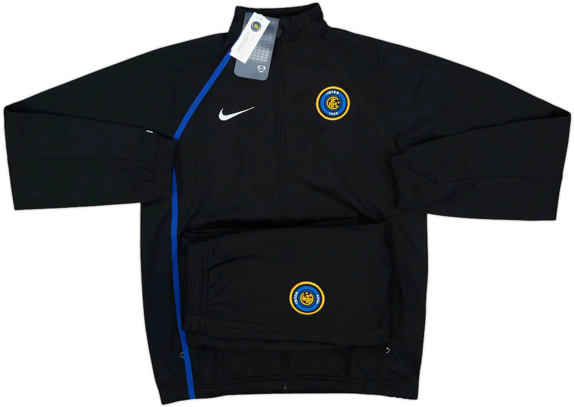 2004-05 Inter Milan Nike Tracksuit (L.Boys)
