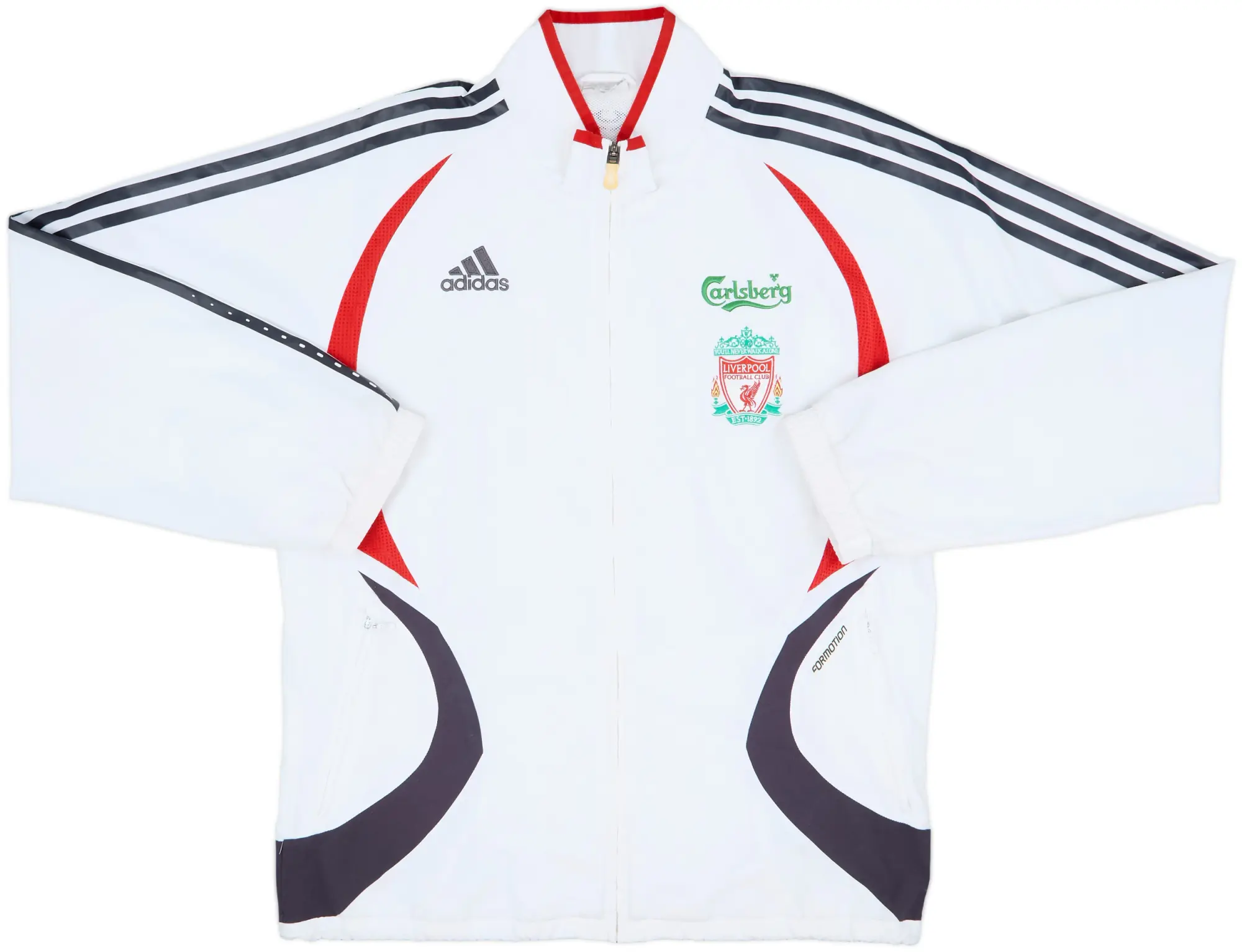 2006-07 Liverpool adidas Track Jacket - 6/10 - (L)