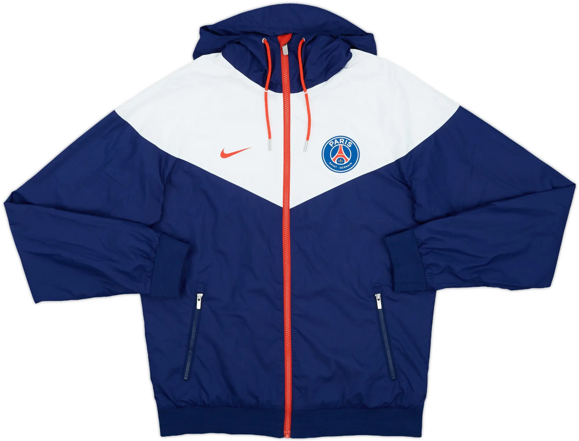 2018-19 Paris Saint-Germain Nike Hooded Track Jacket - 6/10 - (S)
