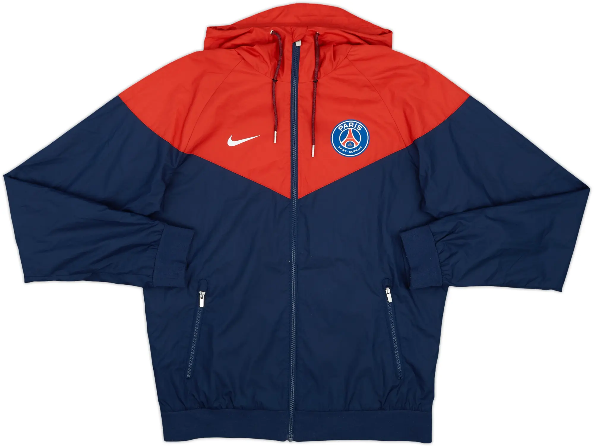 2017-18 Paris Saint-Germain Nike Hooded Track Jacket - 9/10 - (S)