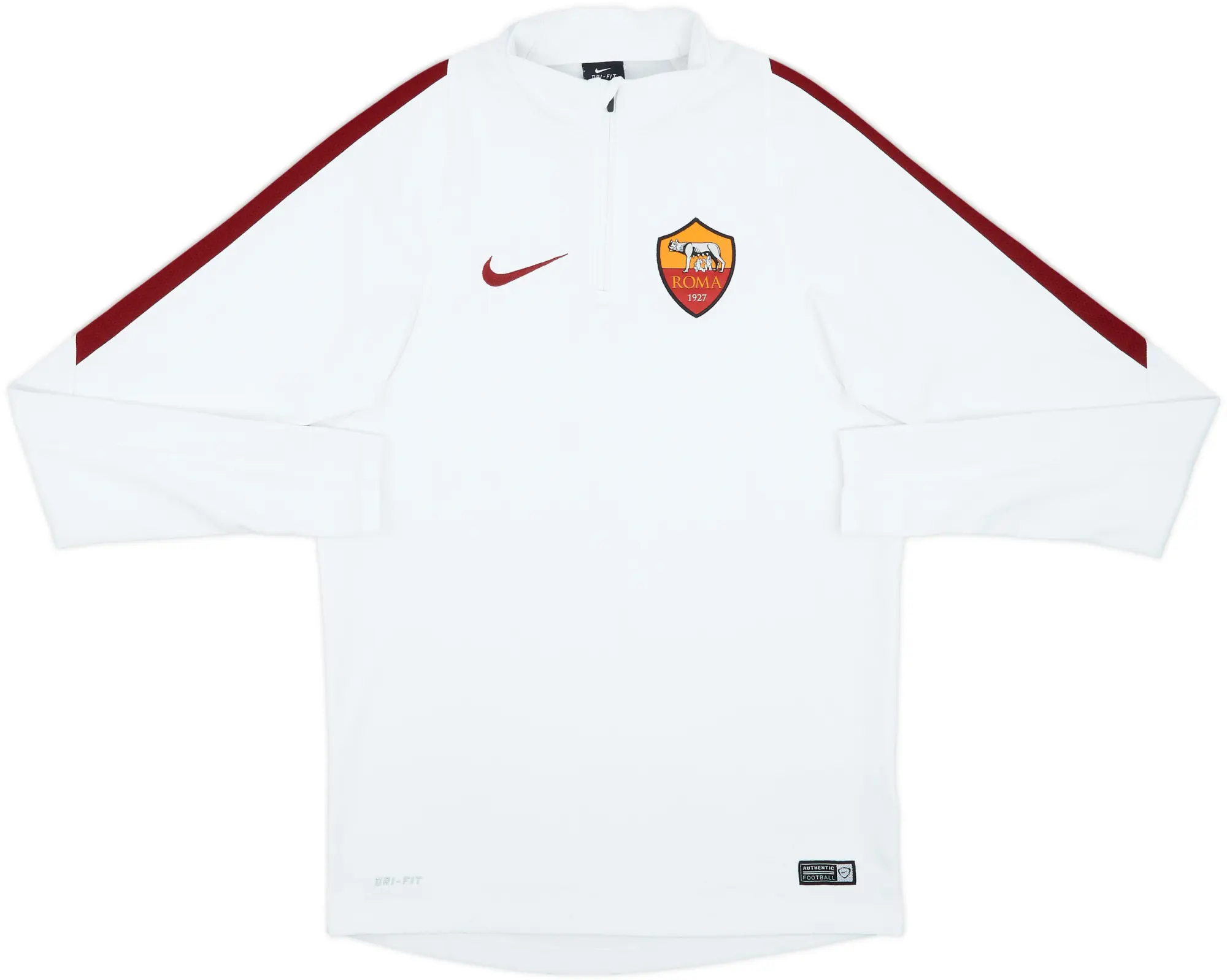 2015-16 Roma Nike 1/4 Zip Training Top - 8/10 - (S)