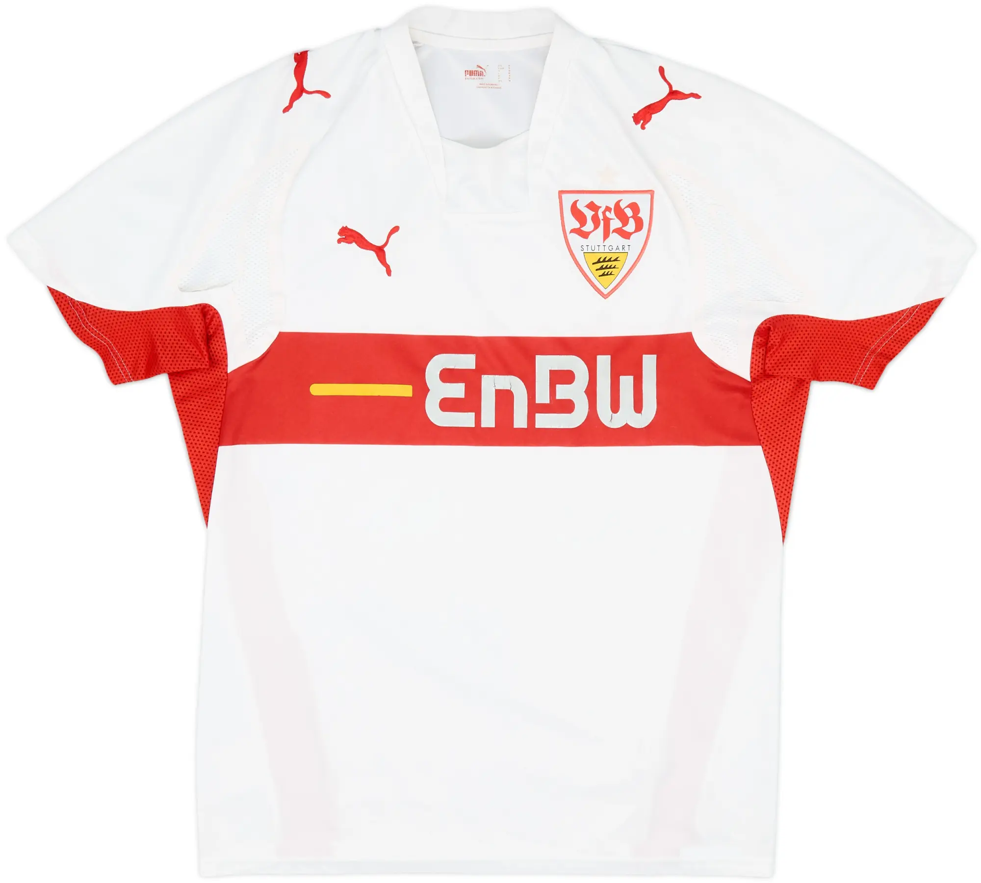 2007-08 Stuttgart Home Shirt - 5/10 - (M)