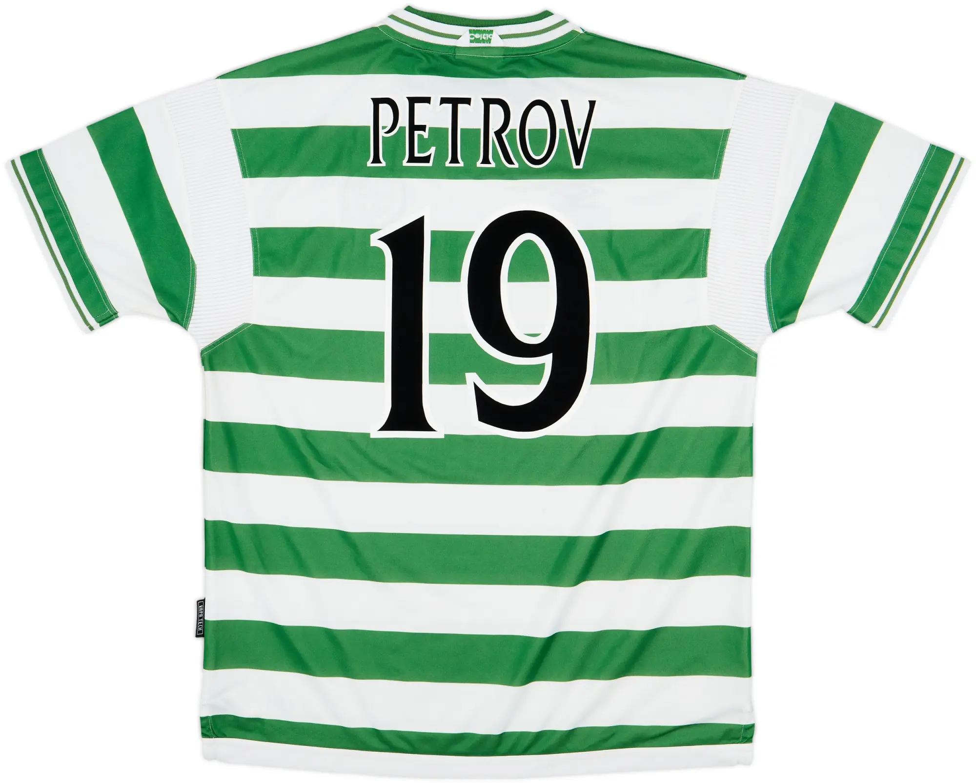 1999-01 Celtic Home Shirt Petrov #19 - 8/10 - (XXL)