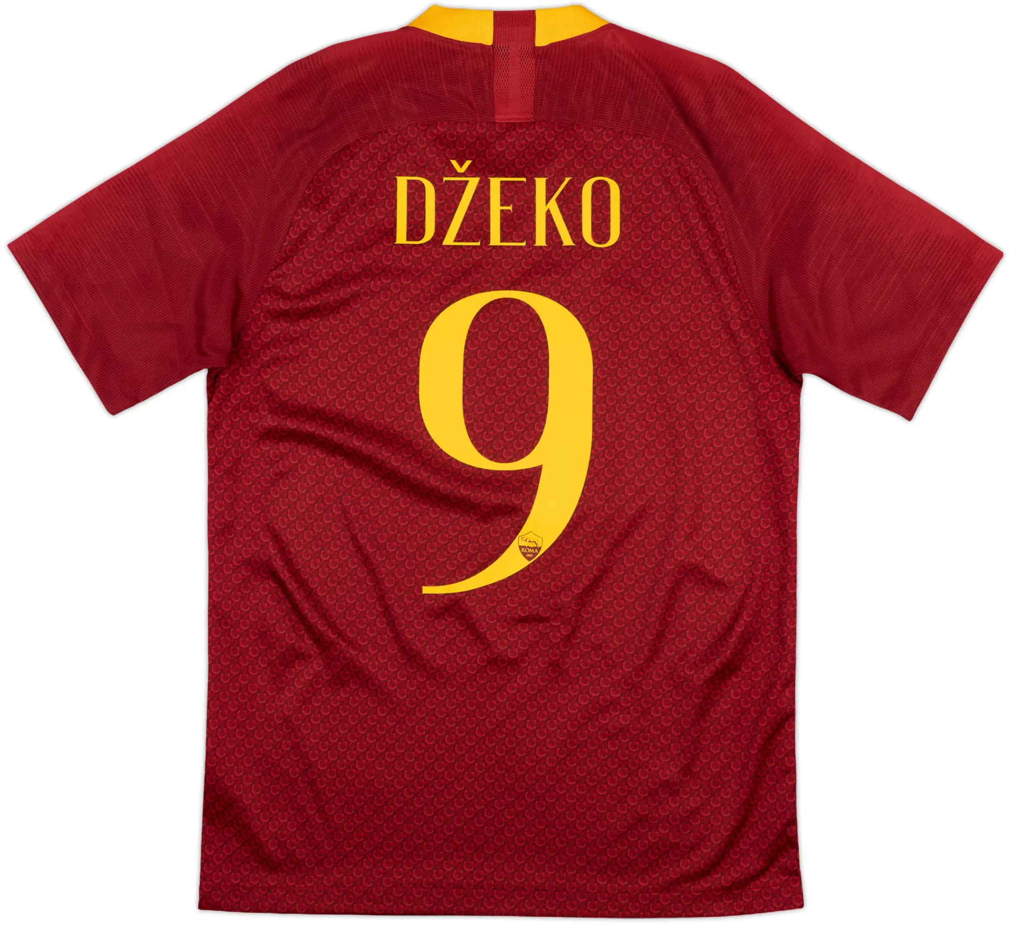 2018-19 Roma Home Shirt Dzeko #9 - 10/10 - (S)
