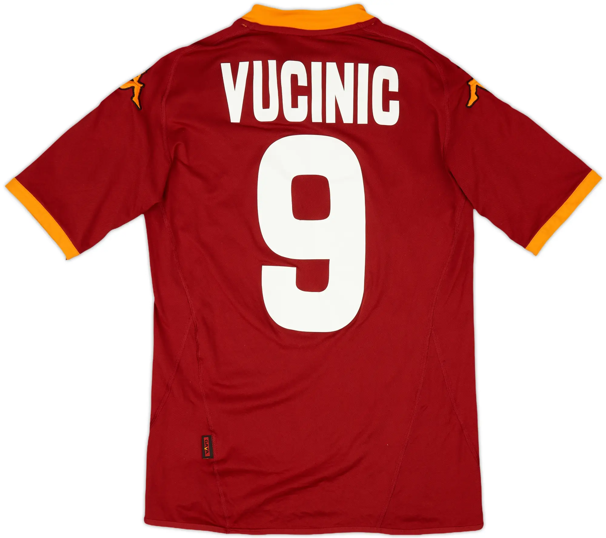 2007-08 Roma Home Shirt Vucinic #9 - 6/10 - (S)