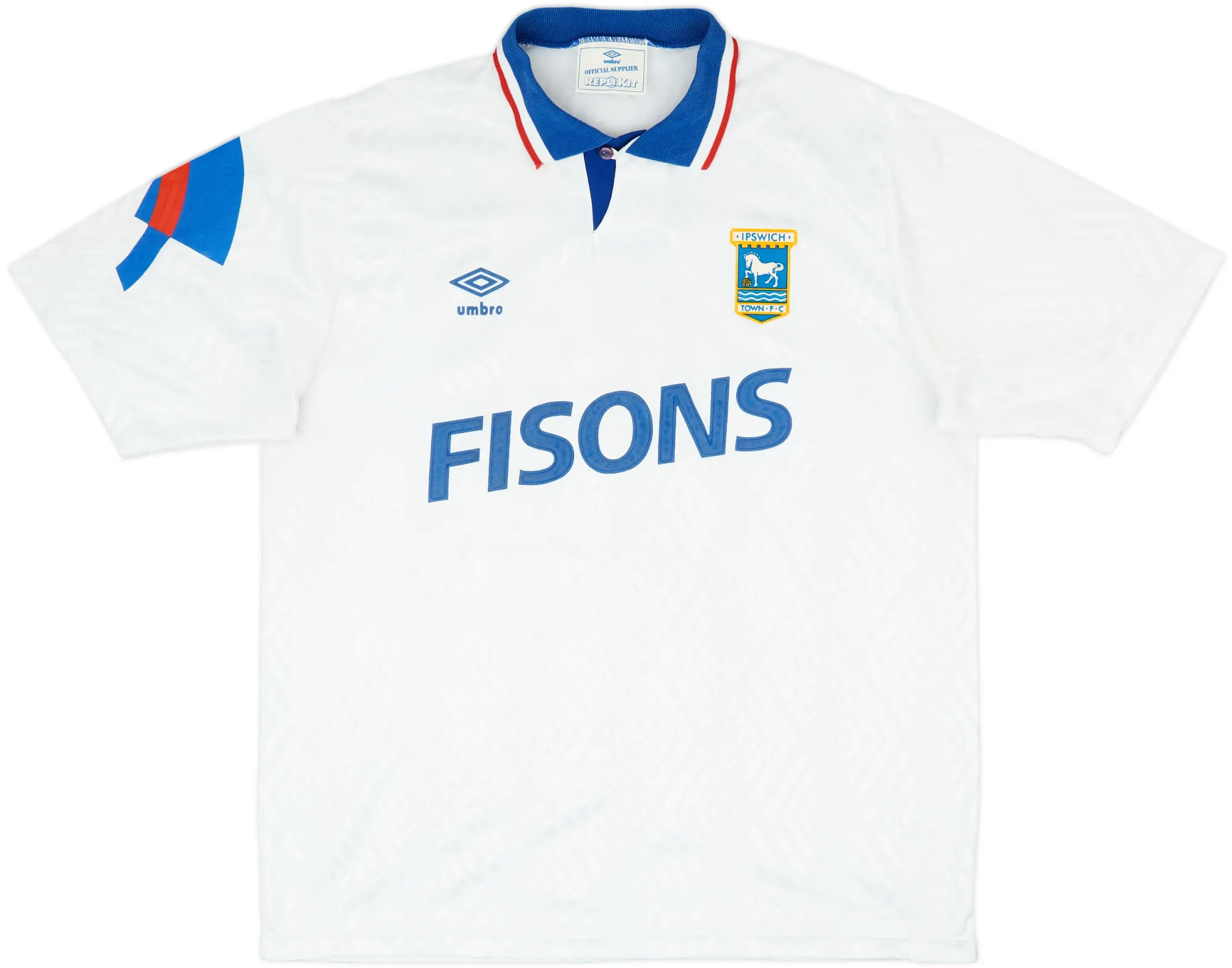Umbro Ipswich Town Mens SS Away Shirt 1991/92
