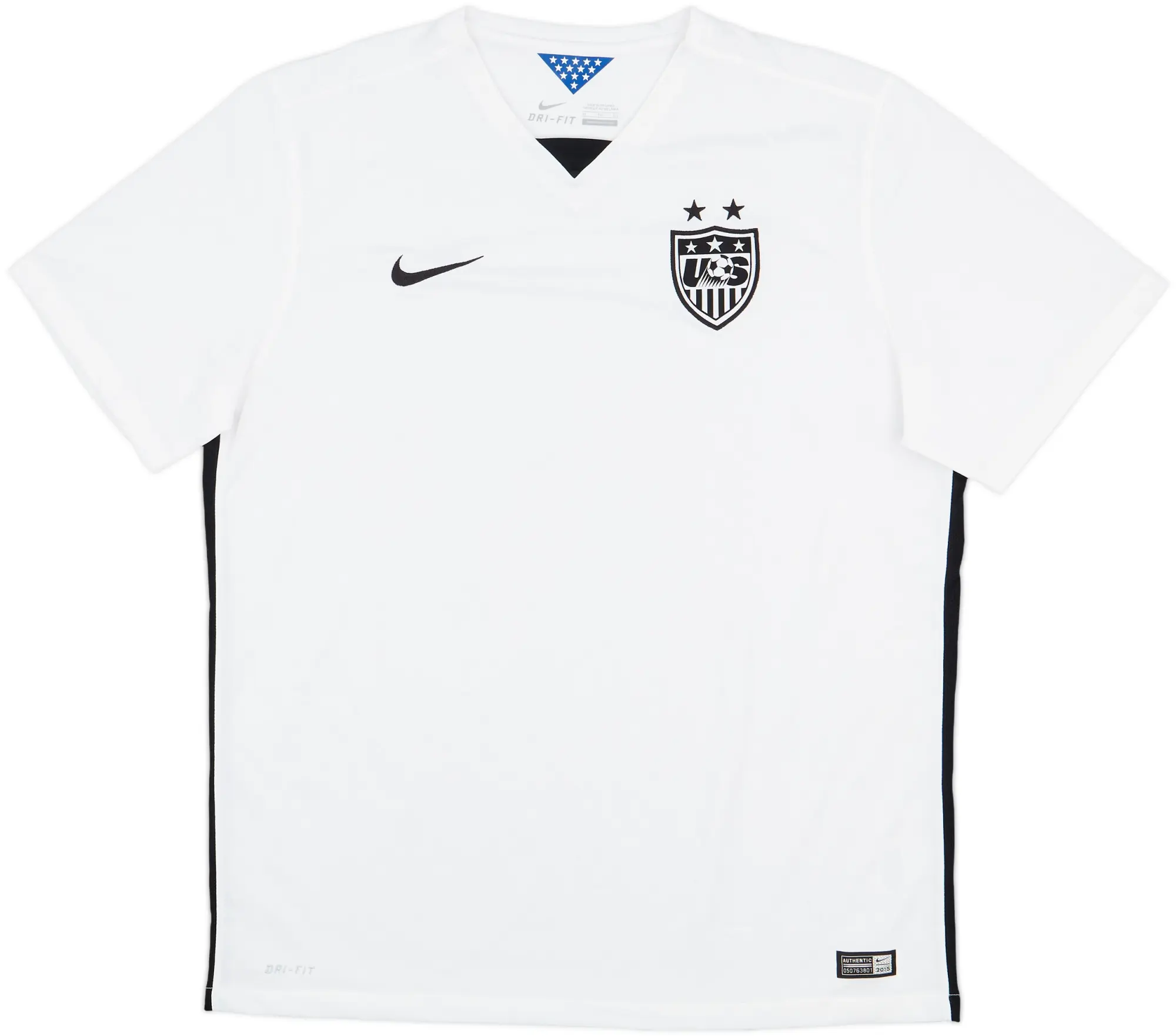 2015-16 USA Women's Home Shirt - 9/10 - (Men's XL)