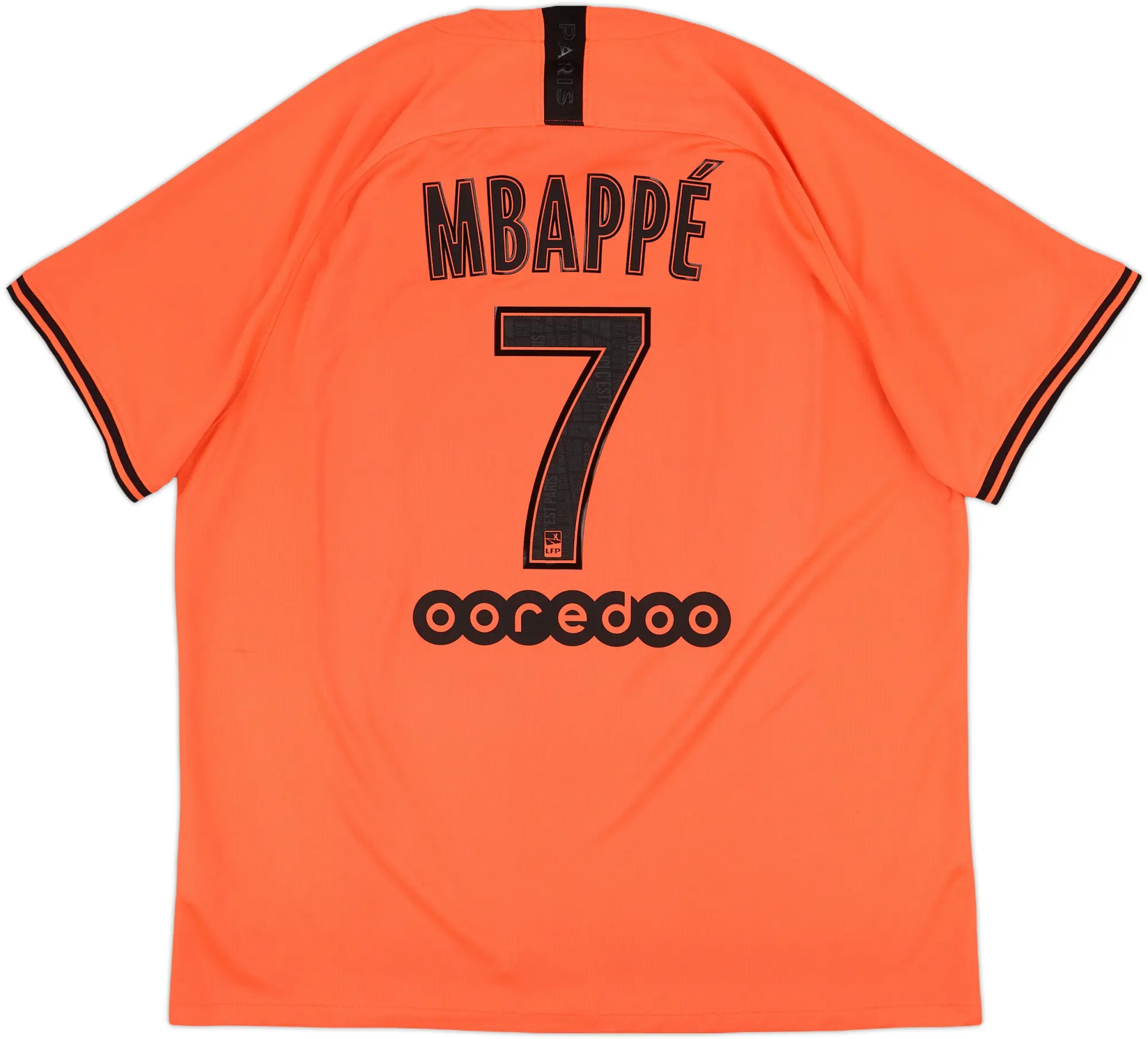 2019-20 Paris Saint-Germain Away Shirt Mbappe #7 - 8/10 - (XXL)