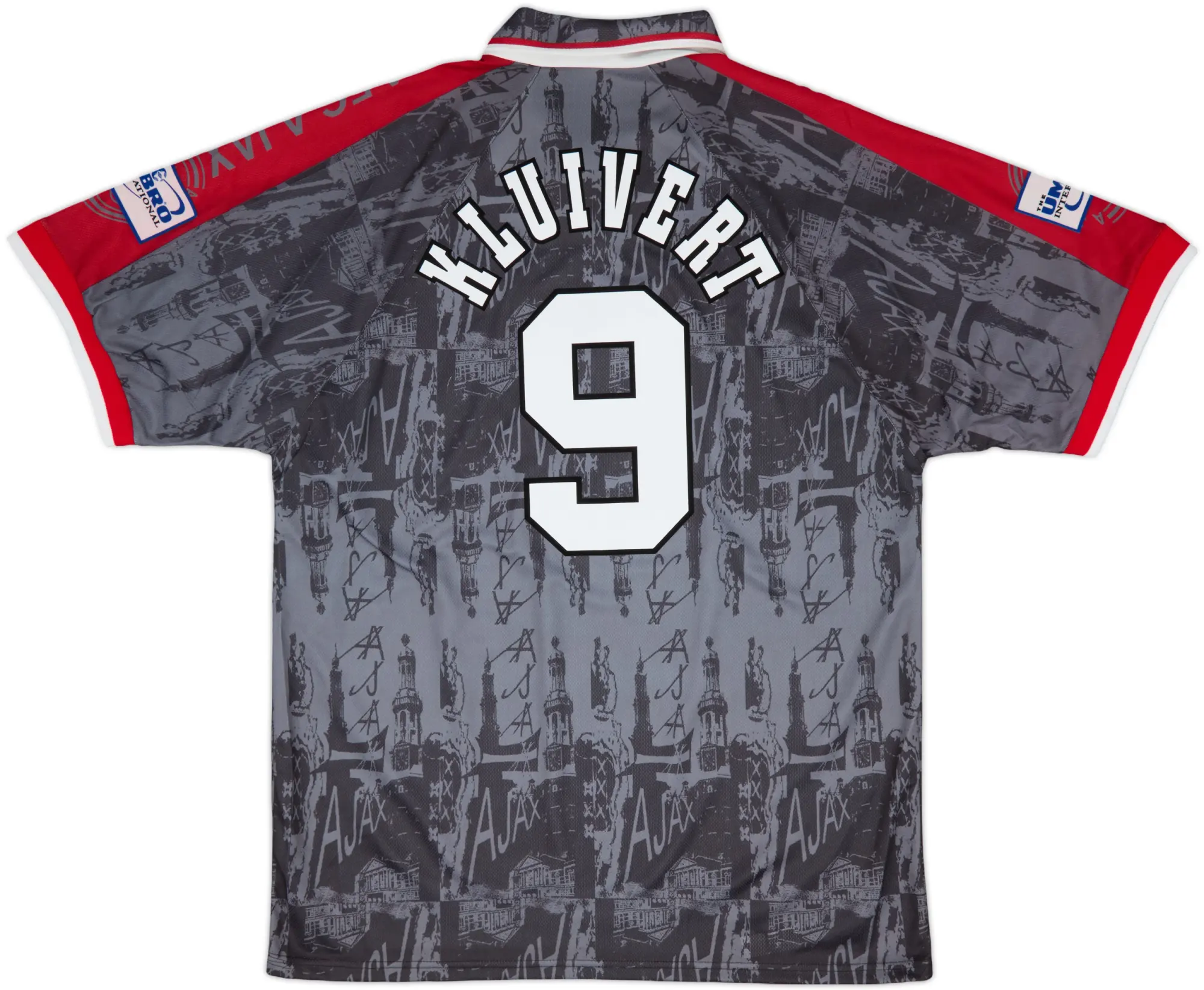 1996-97 Ajax Player Issue Away Shirt Kluivert #9 - 9/10 - (XL)