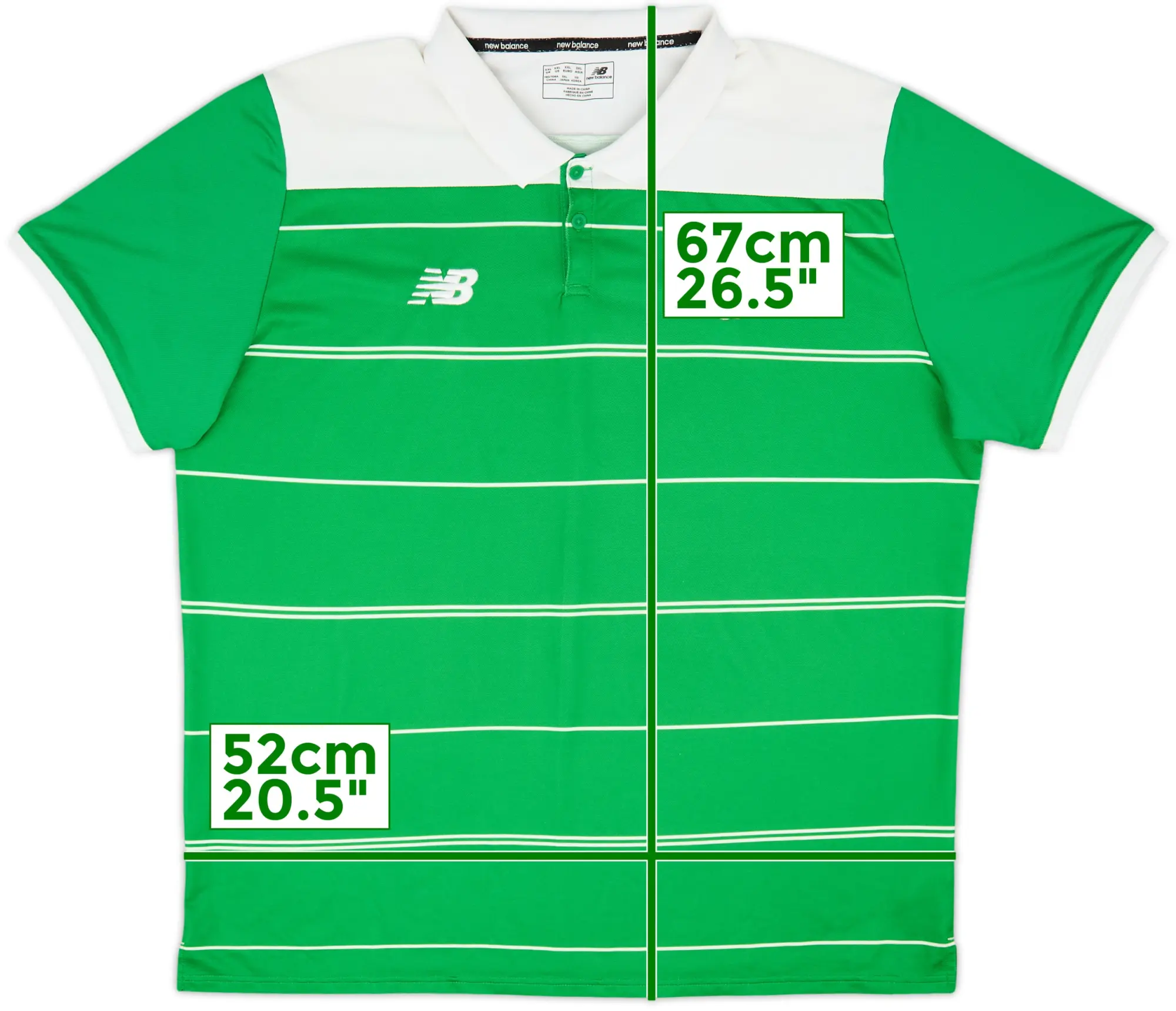 2017-18 Celtic New Balance Polo Shirt - 10/10 - (XXL)