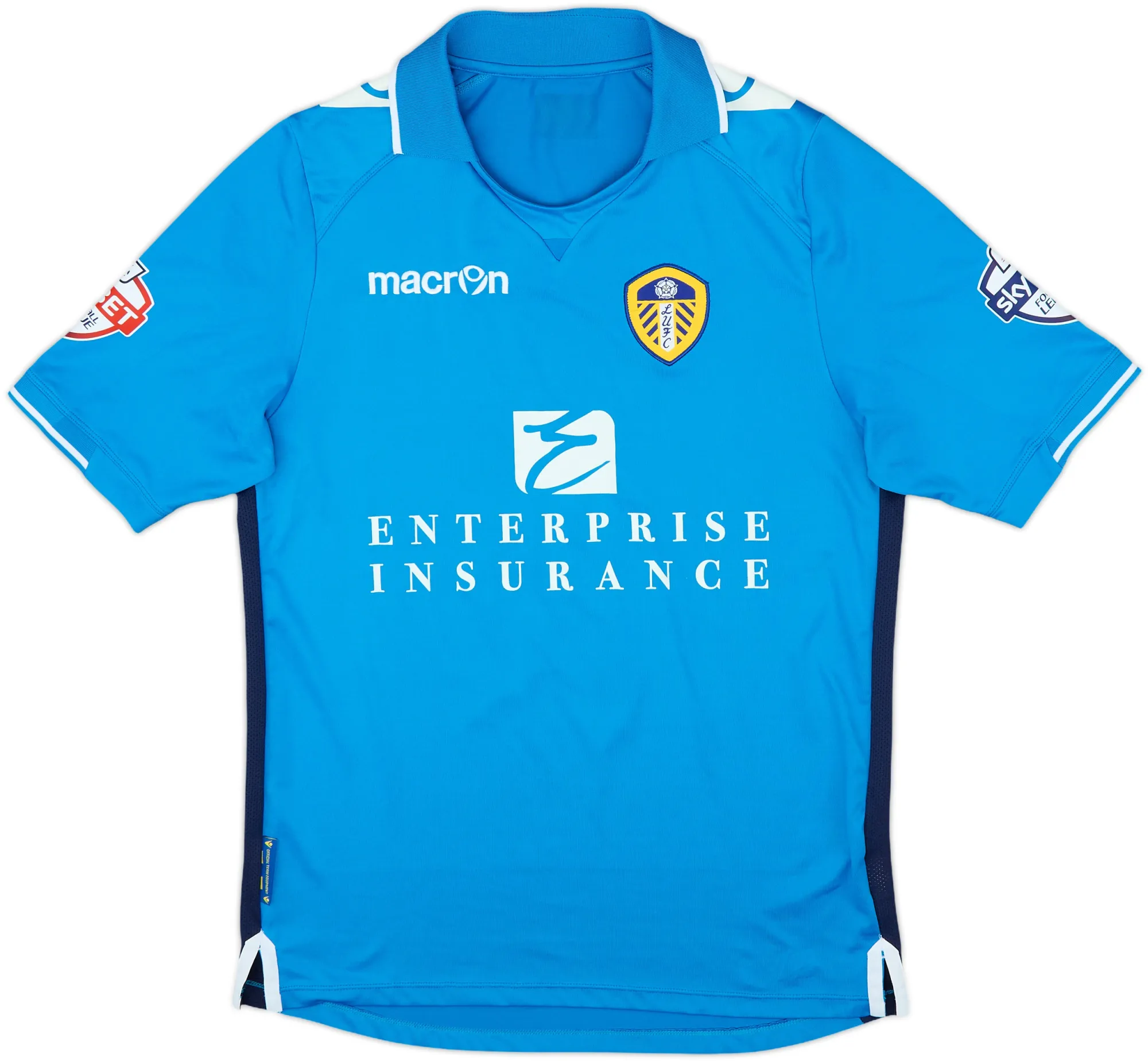 Macron Leeds United Mens SS Player Issue Away Shirt 2012/13
