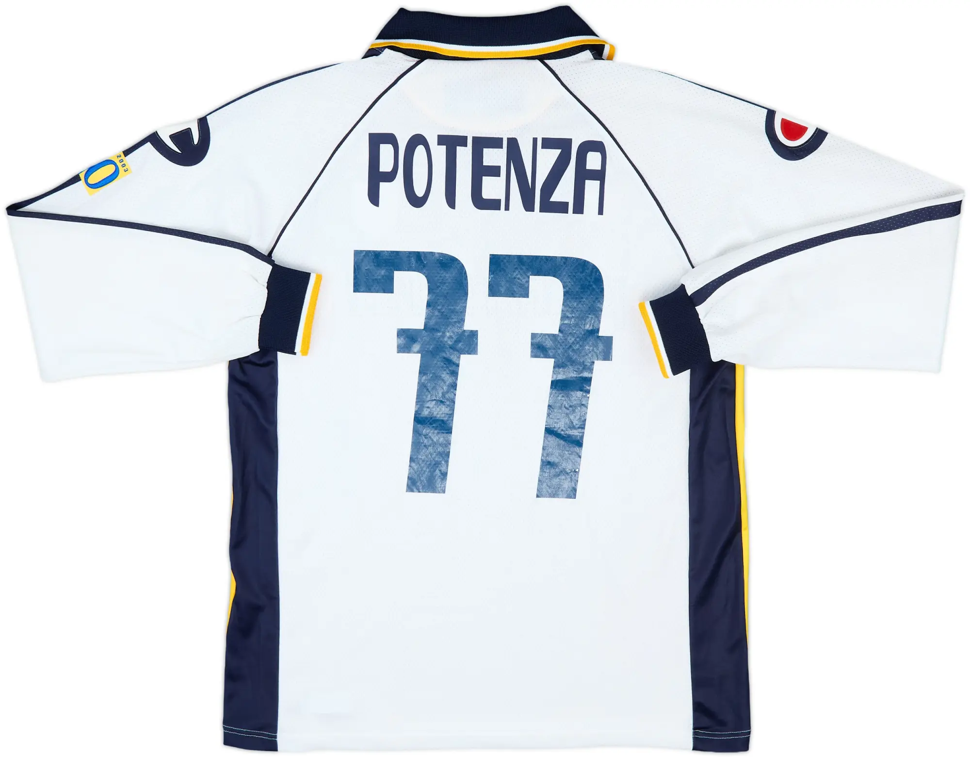 2003-04 Parma Home L/S Shirt Potenza #77 - 6/10 - (L)