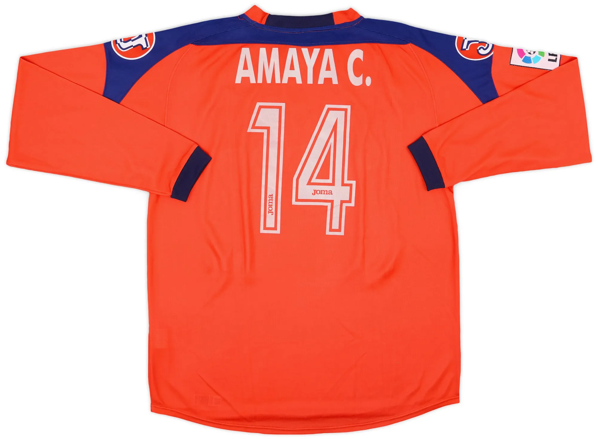 Joma Getafe Mens LS Player Issue Away Shirt 2004/05