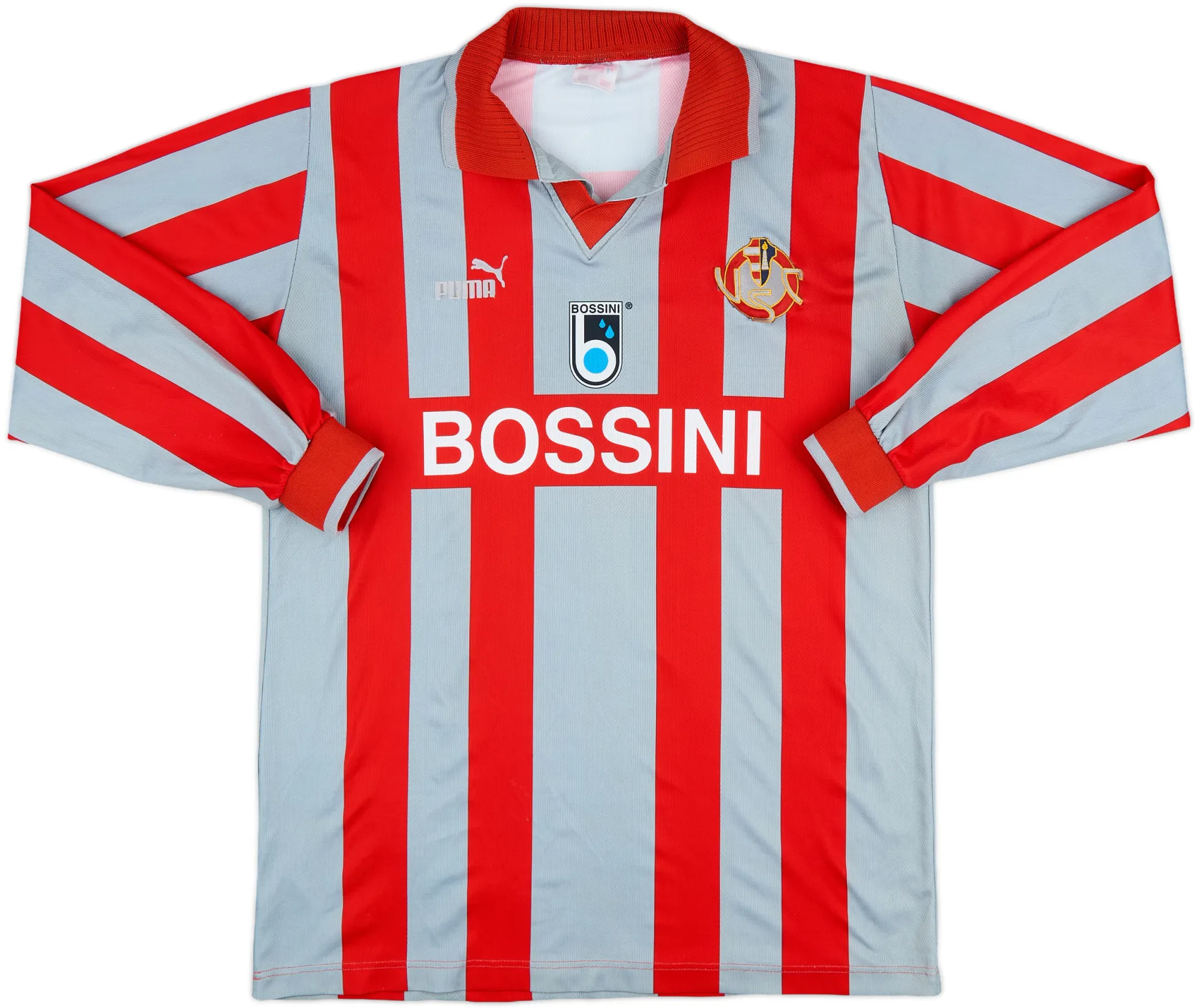 Puma Cremonese Mens LS Player Issue Home Shirt 1997/98