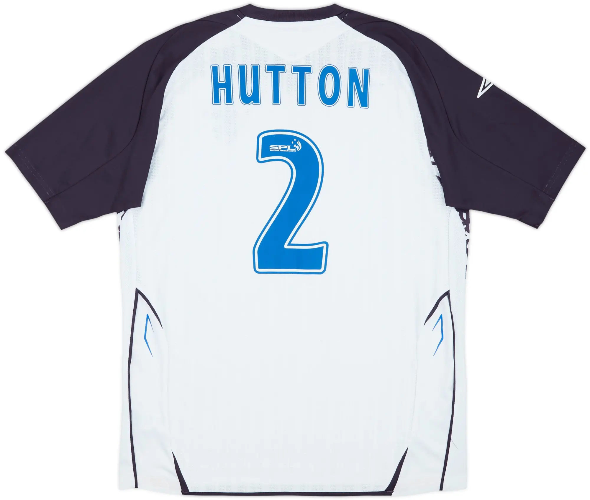 2007-08 Rangers Away Shirt Hutton #2 - 7/10 - (L)