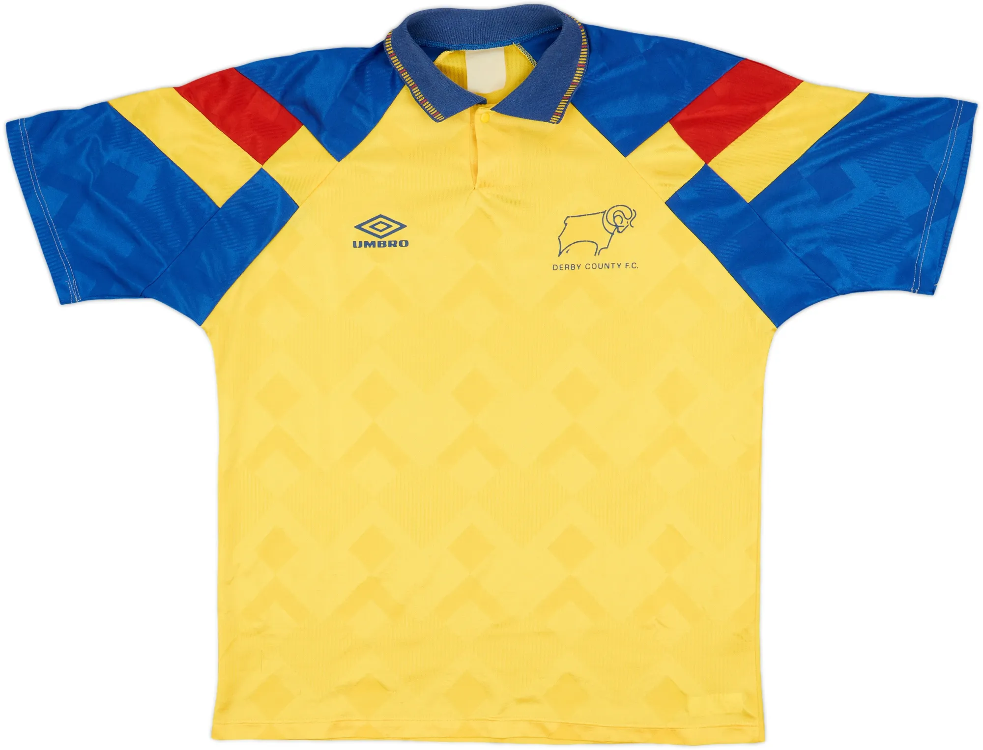 Umbro Derby County Mens SS Third Shirt 1991/92