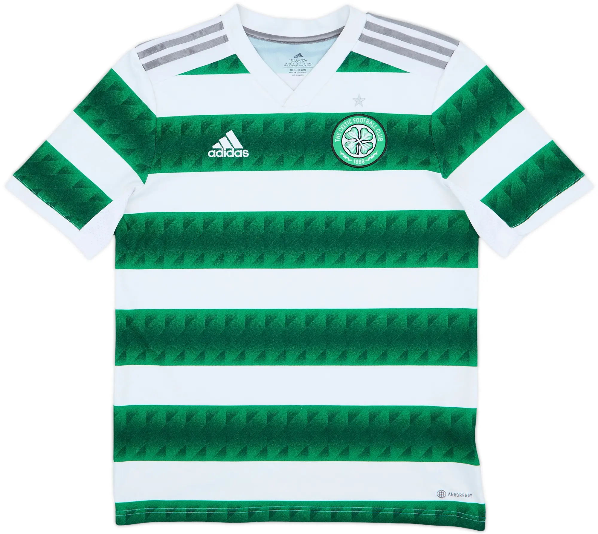 adidas Celtic Boys SS Home Shirt 2022/23