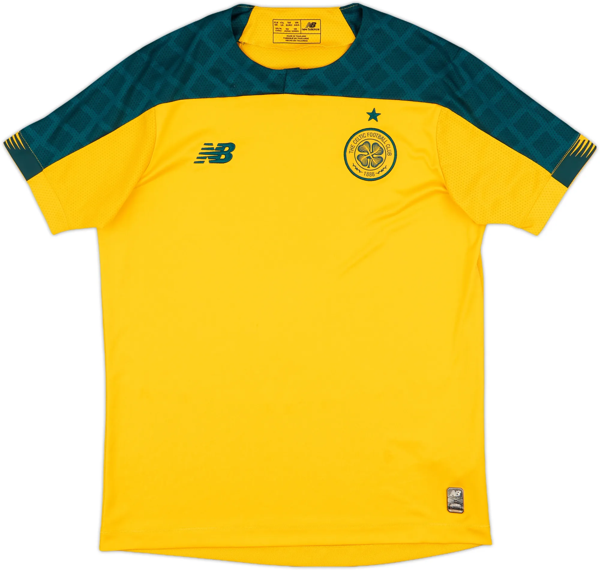 NewBalance Celtic Boys SS Away Shirt 2019/20