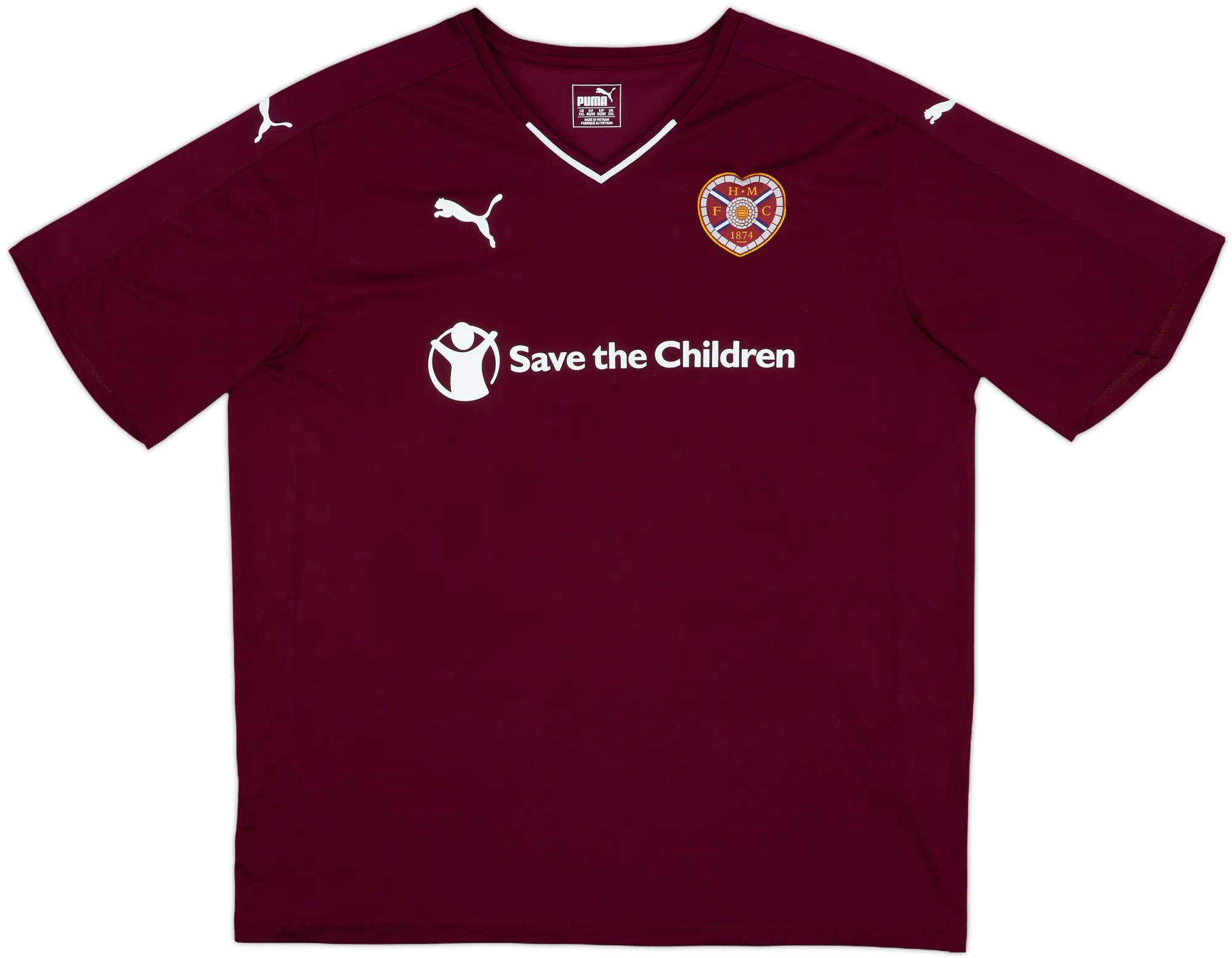adidas Heart of Midlothian Mens SS Home Shirt 2015/16