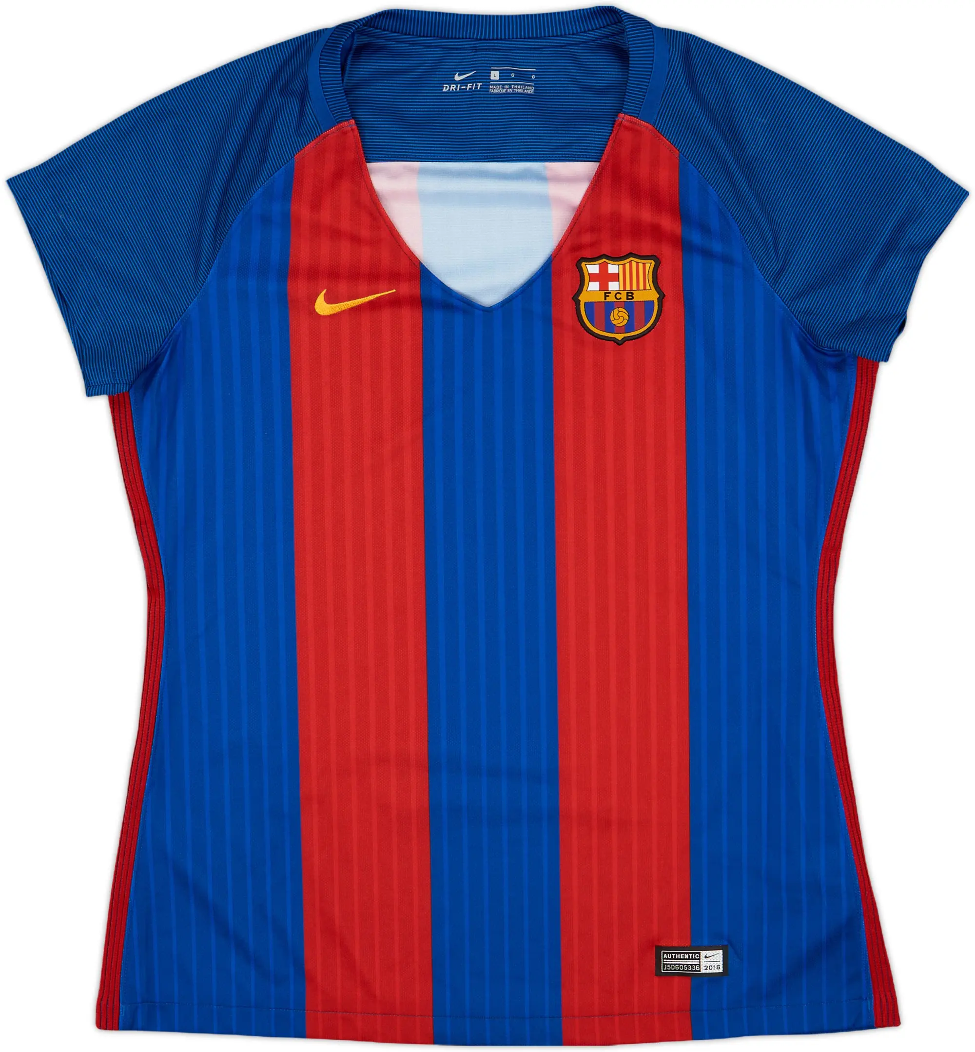 2016-17 Barcelona Home Shirt - 9/10 - (Women's L)